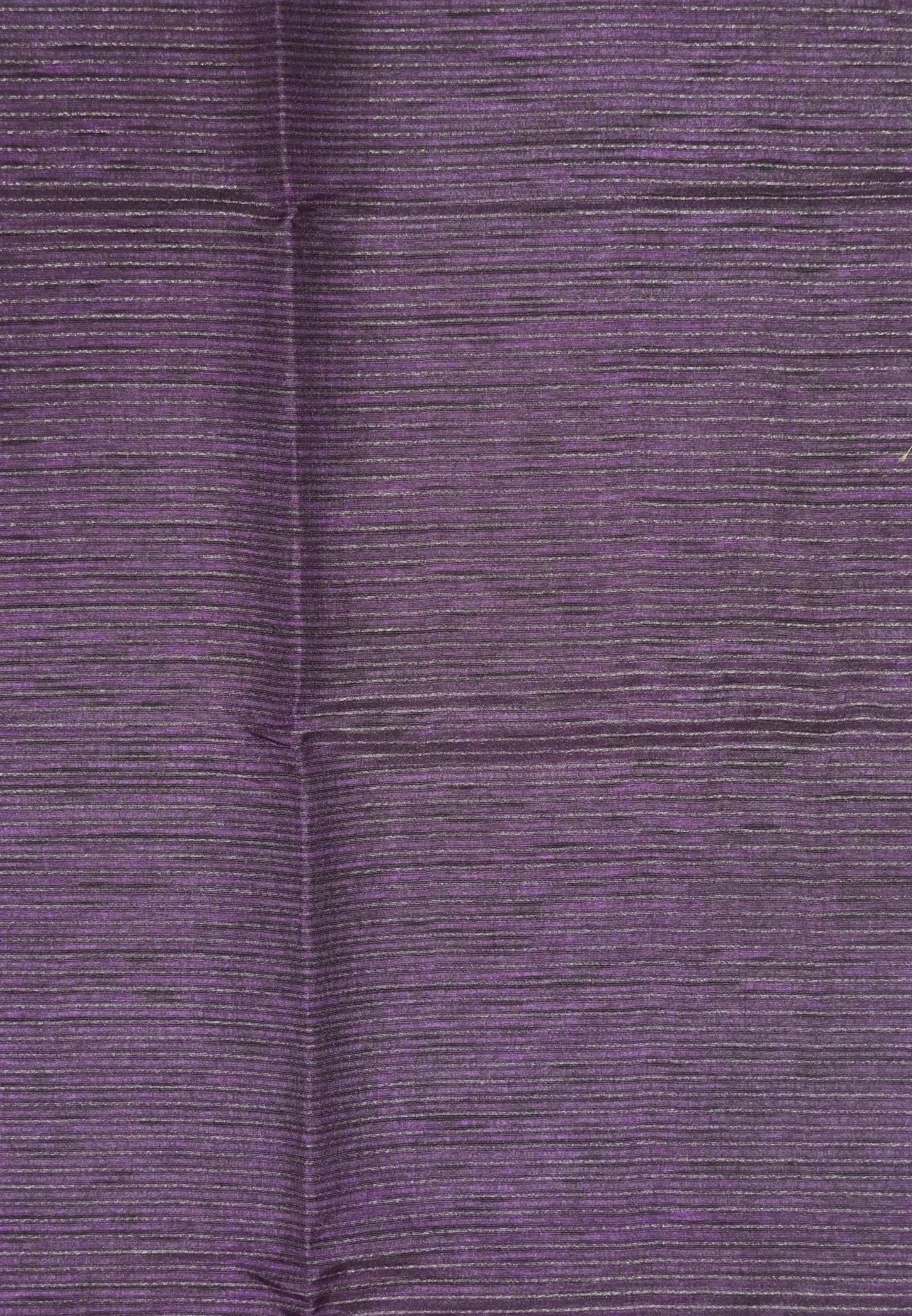 Mulberry Silk Saree- Mini Tower Border Wine
