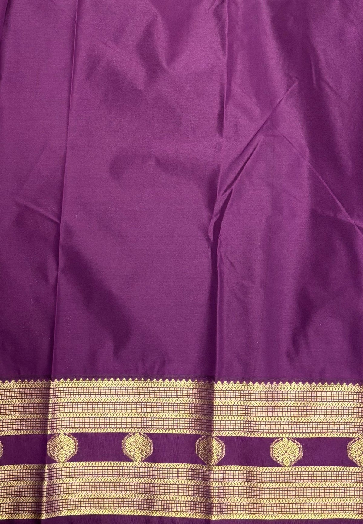 Budget Kanchipuram Saree-Teal Green with Contrast Border