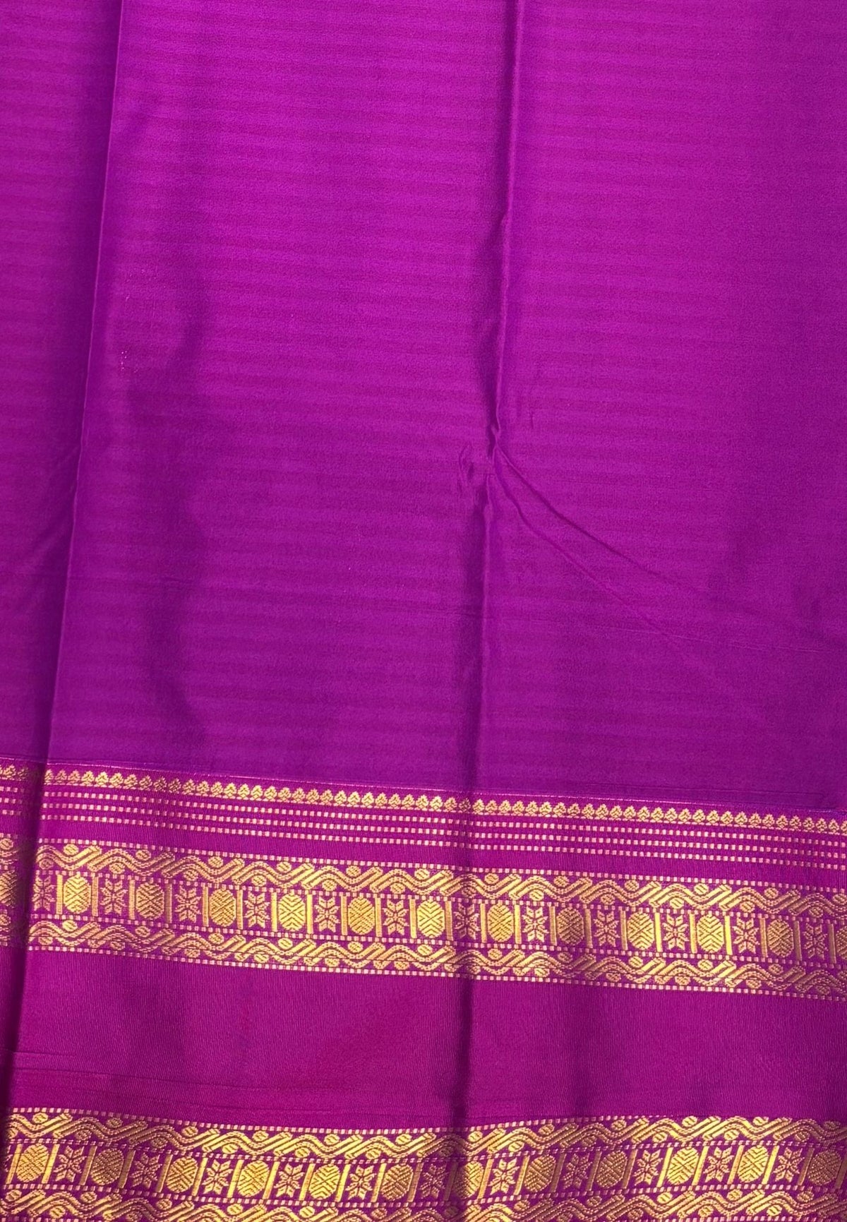 Budget Kanchipuram Saree-Blue with Contrast Border