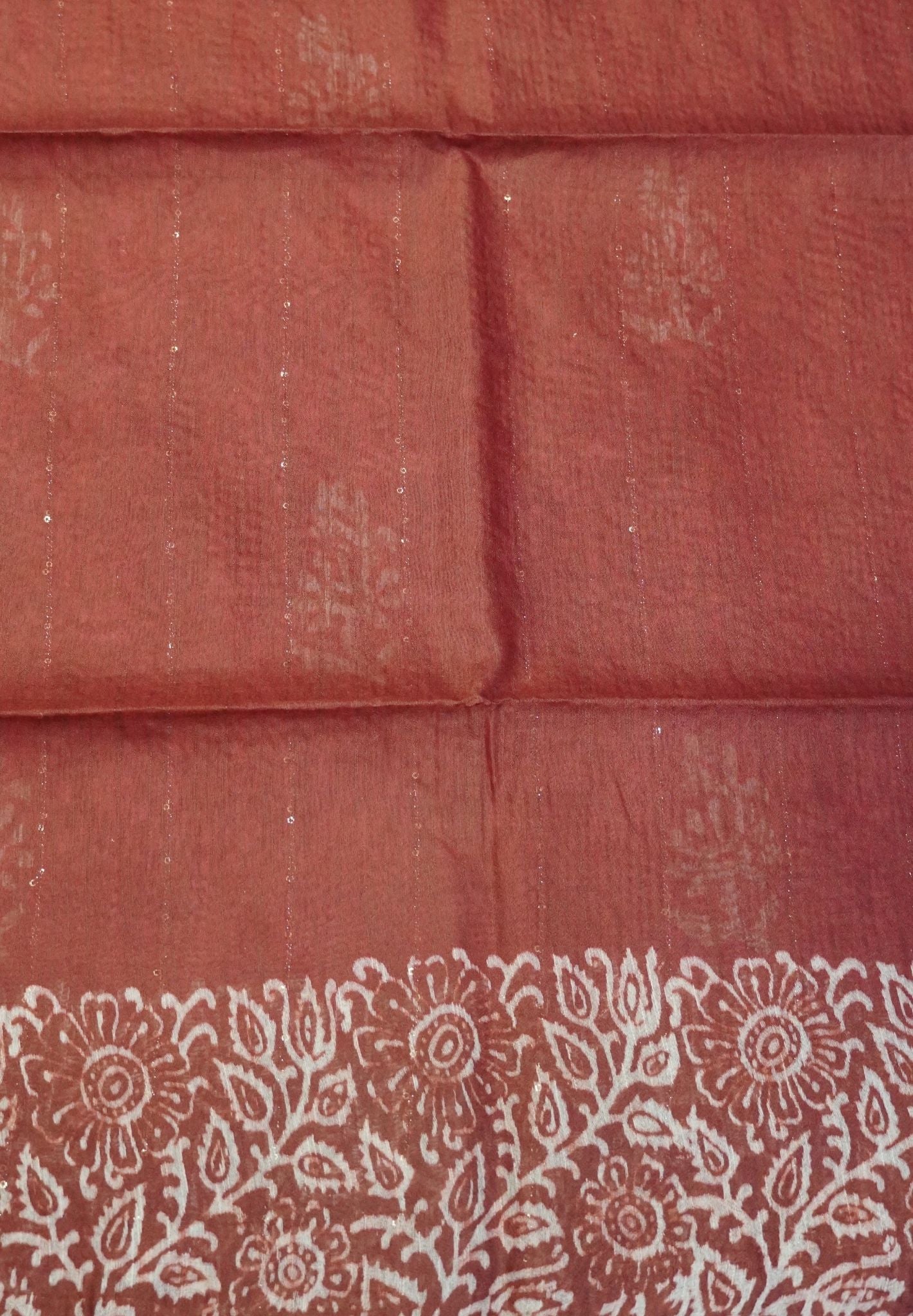 Bhagalpur Cotton Saree-Dark Pink