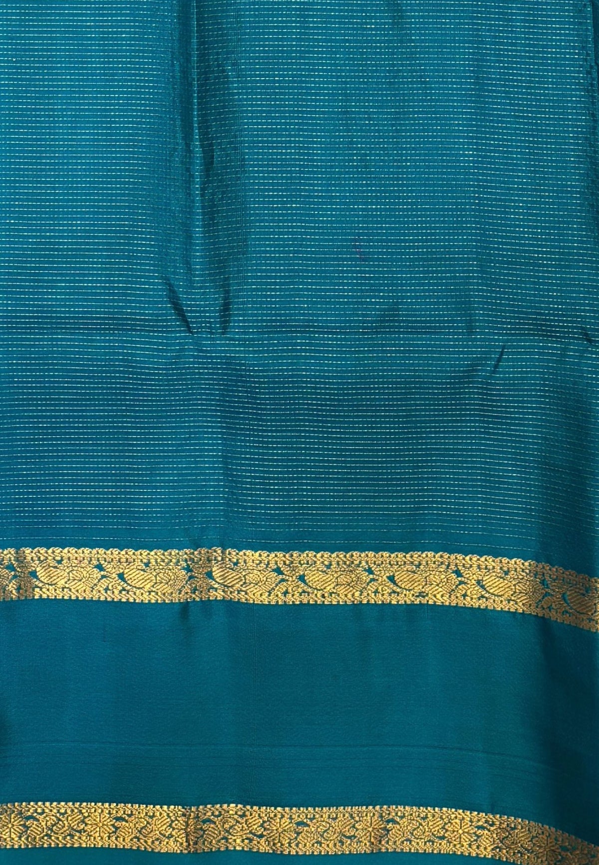 Pure Kanchipuram Silk Saree-Light Peach Pink With Contrast Border