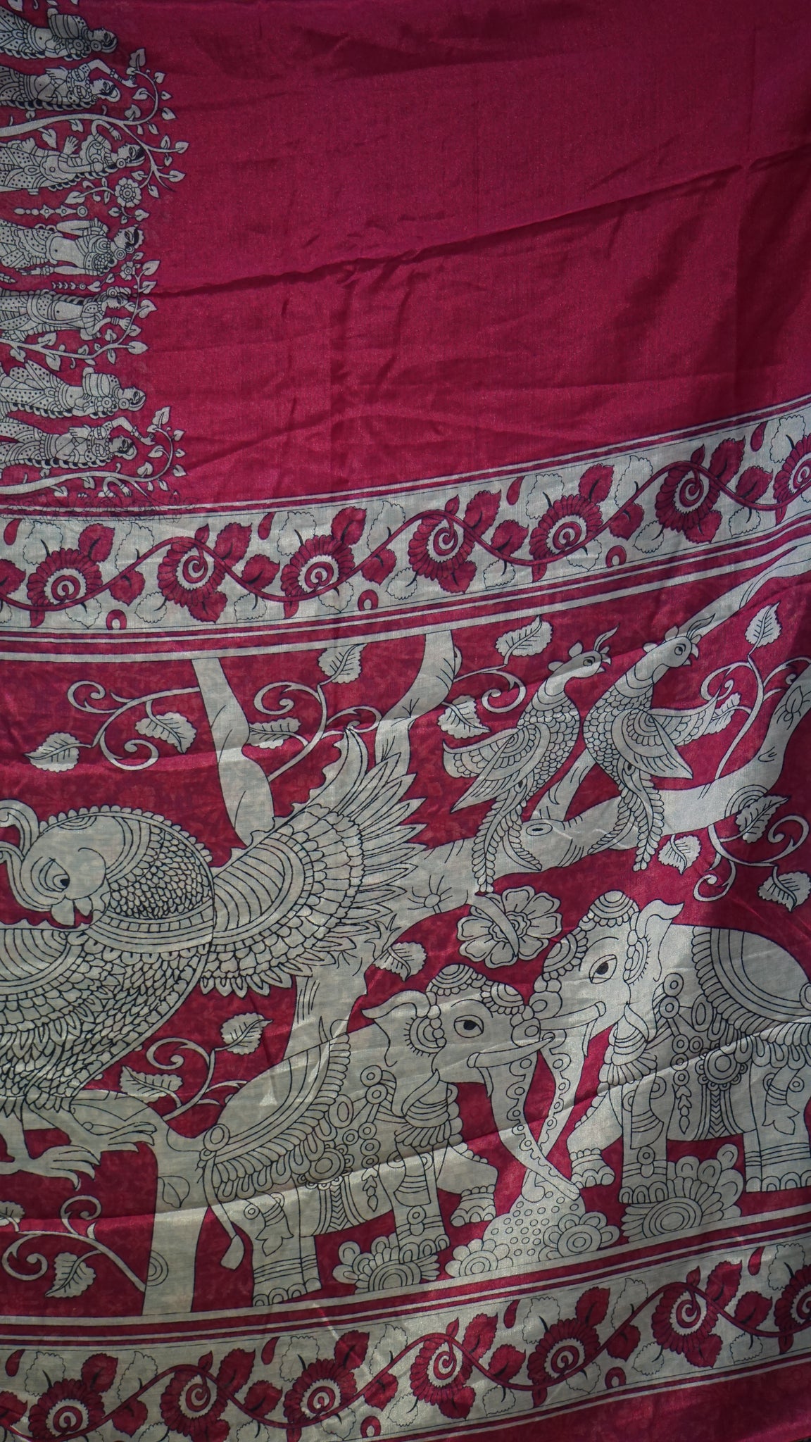 Chiralam Saree Pink