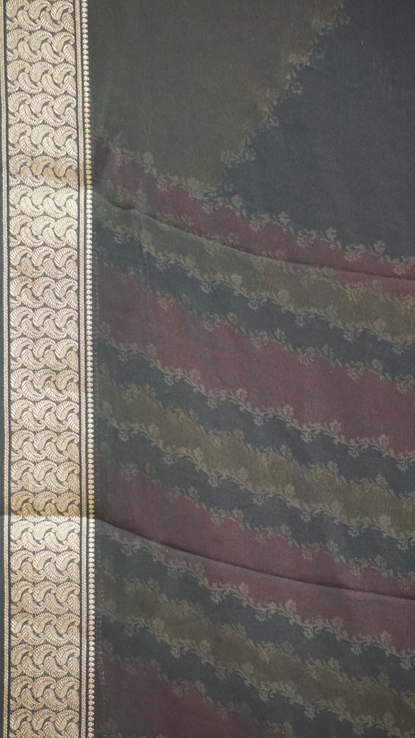 Shiffon Saree Black Border