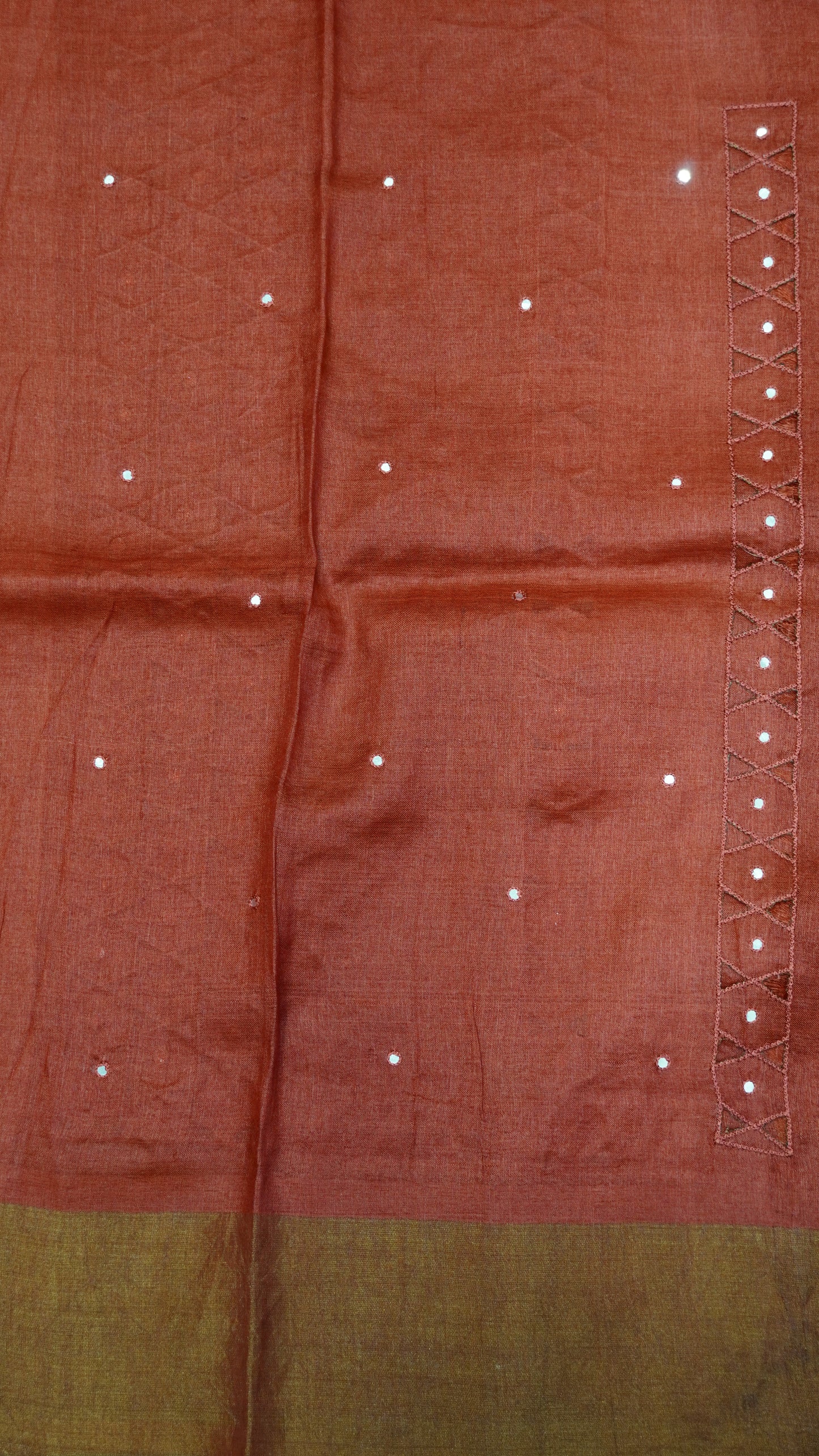 Pure Tussar Saree - Red