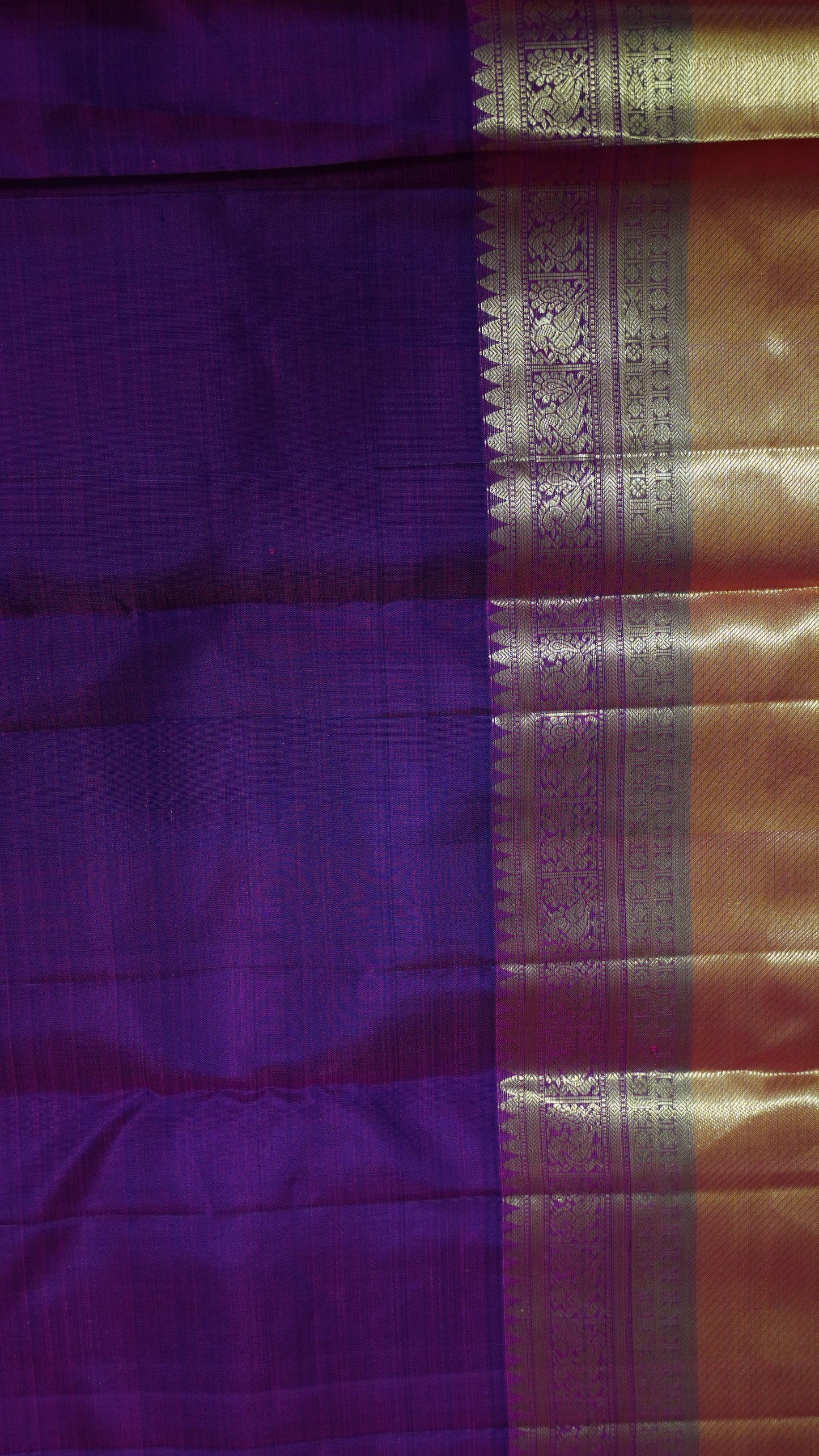 Pure Kanjivaram Silk Saree - Annam Butta Peach Pink