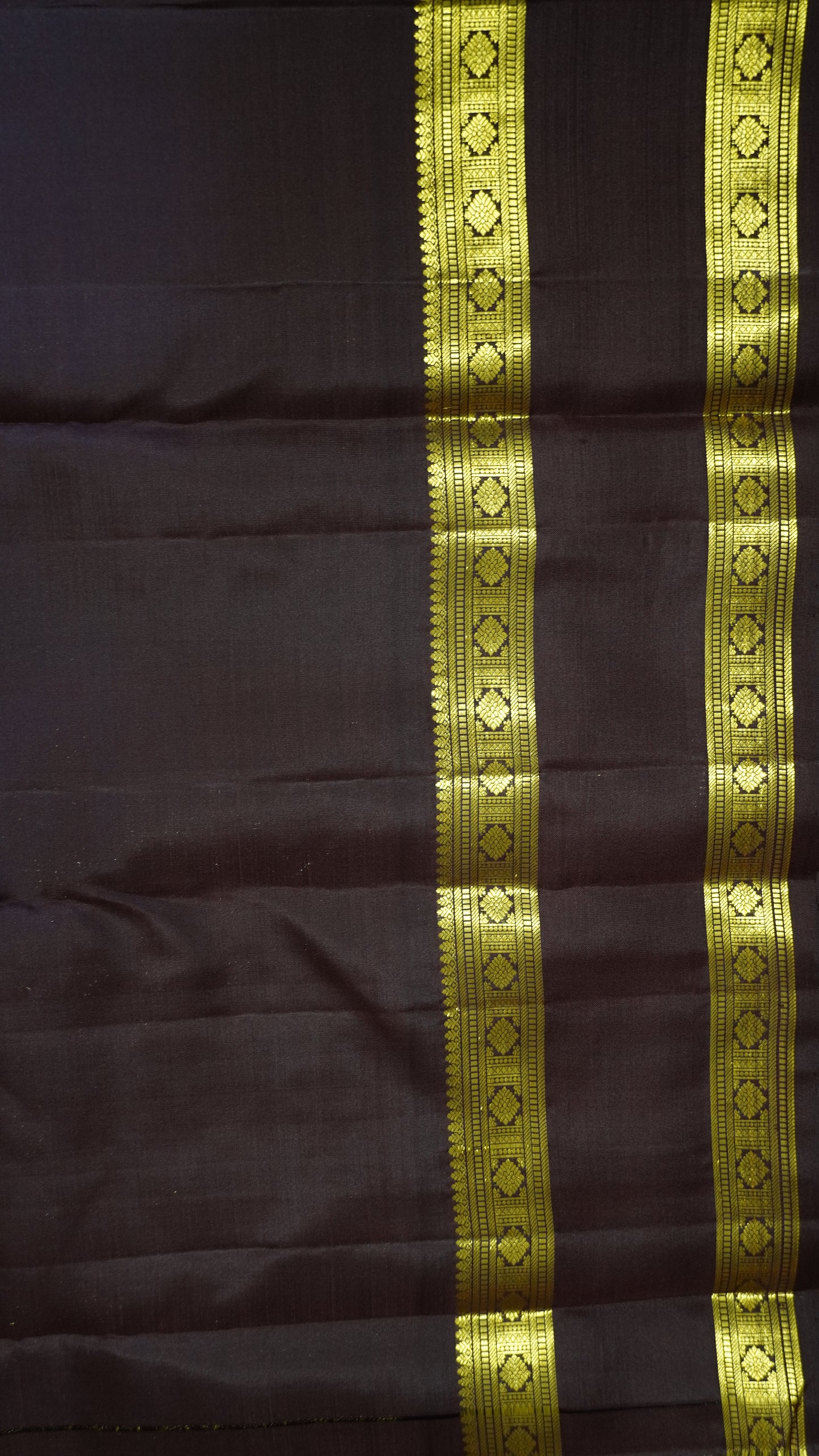 Pure Kanjivaram Silk Saree - Olive Green