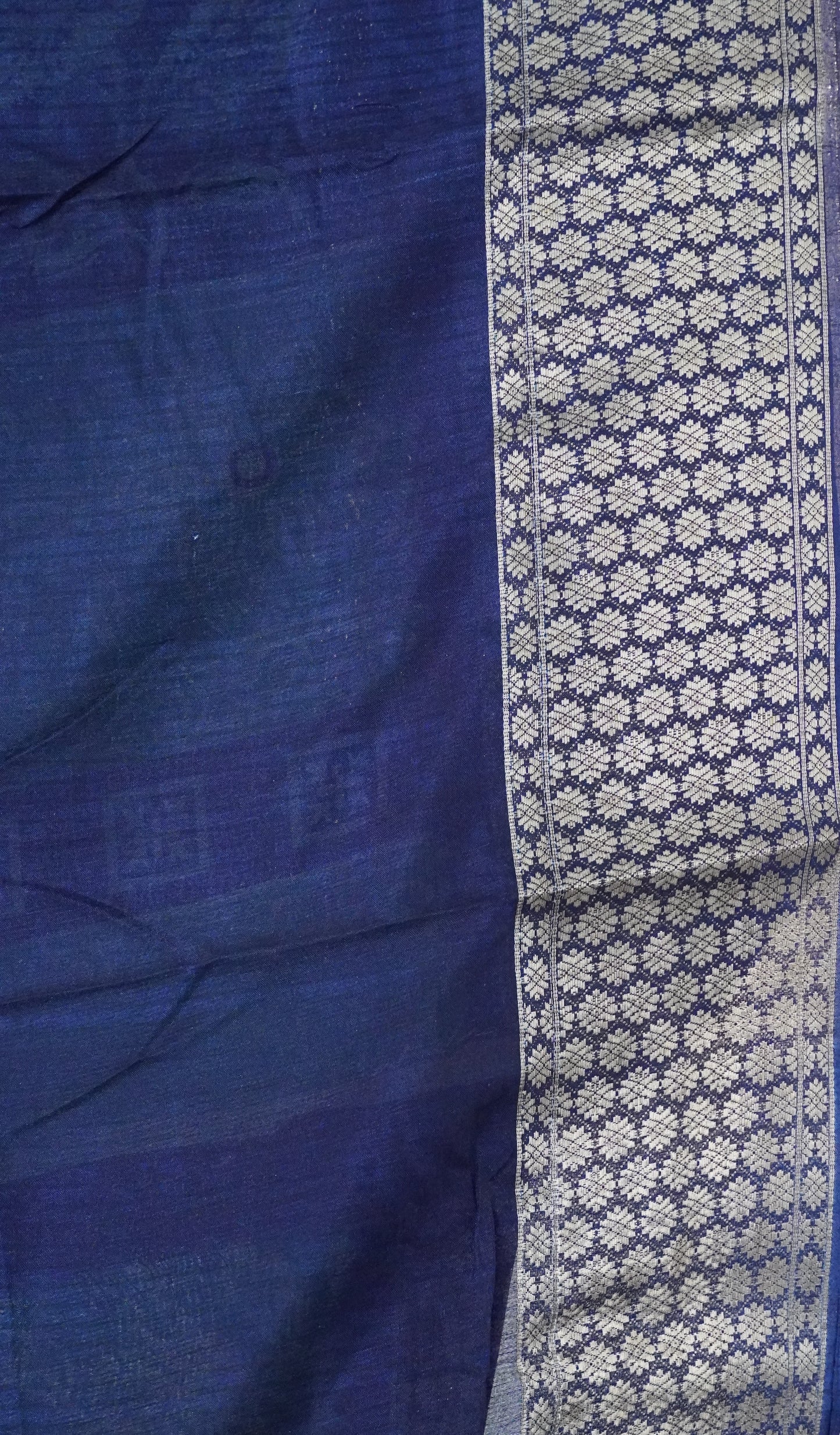 Dola Silk Saree Floral print-Teal green