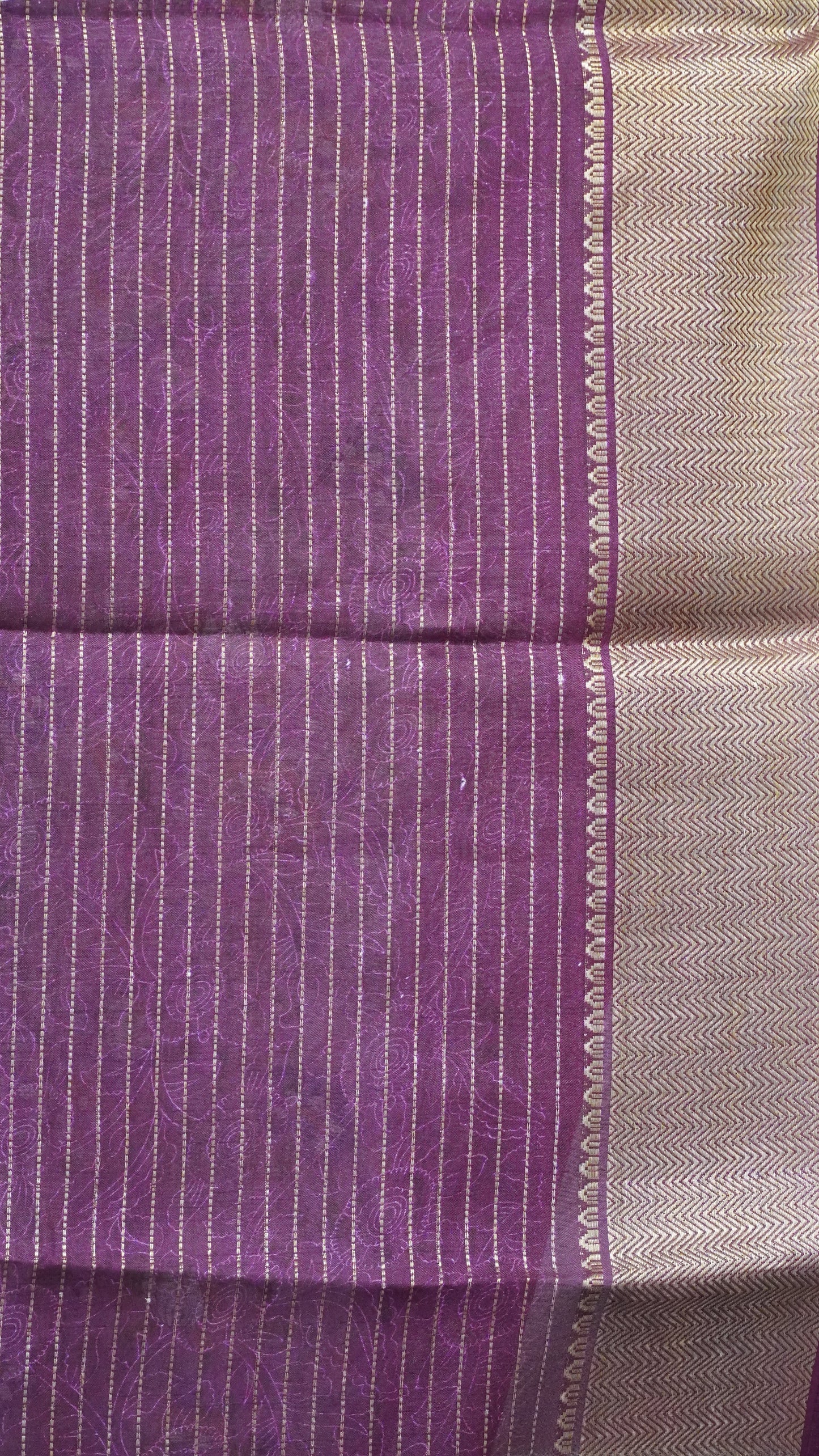 Dola Silk Saree Floral Zari Lines-Pink
