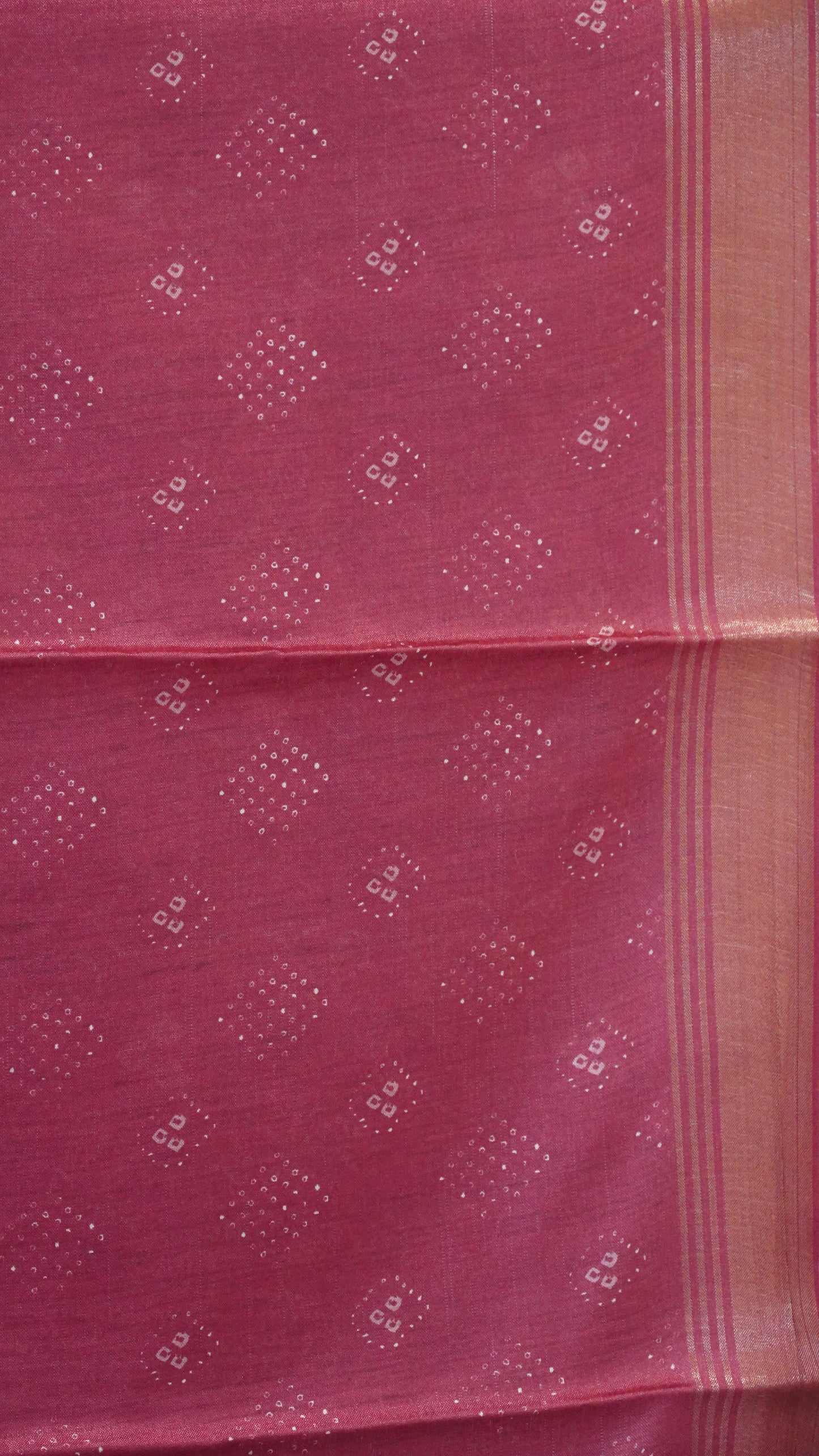 Dola Silk Saree Bandhini Print-Green
