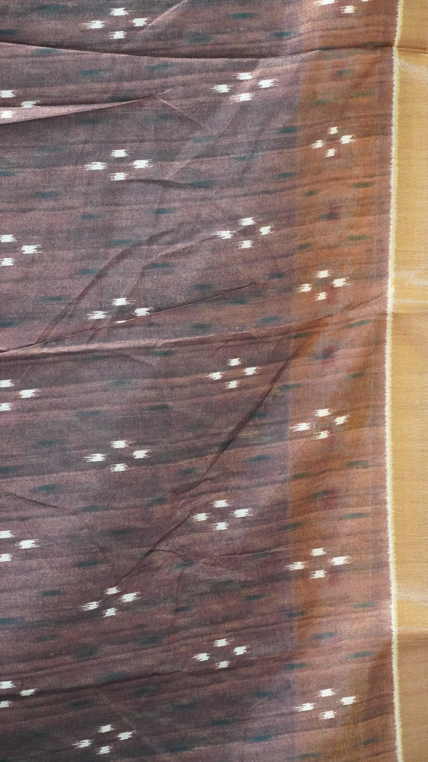 Dola Silk Saree Ikkat Print-Blue