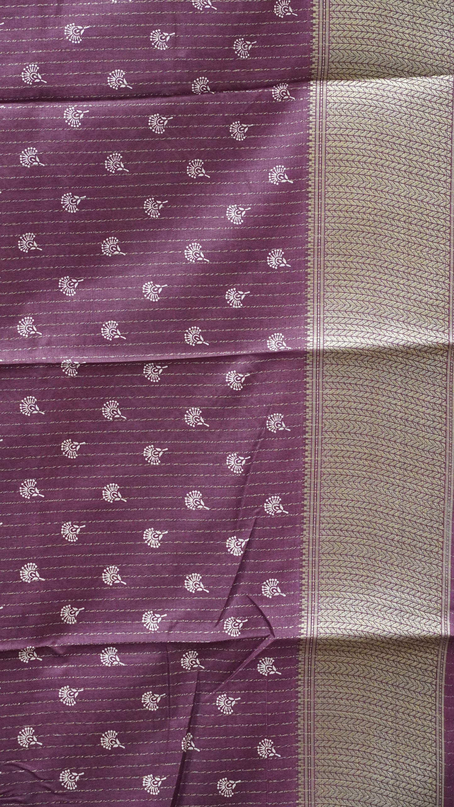 Dola Silk Saree Zari Lines-Wine