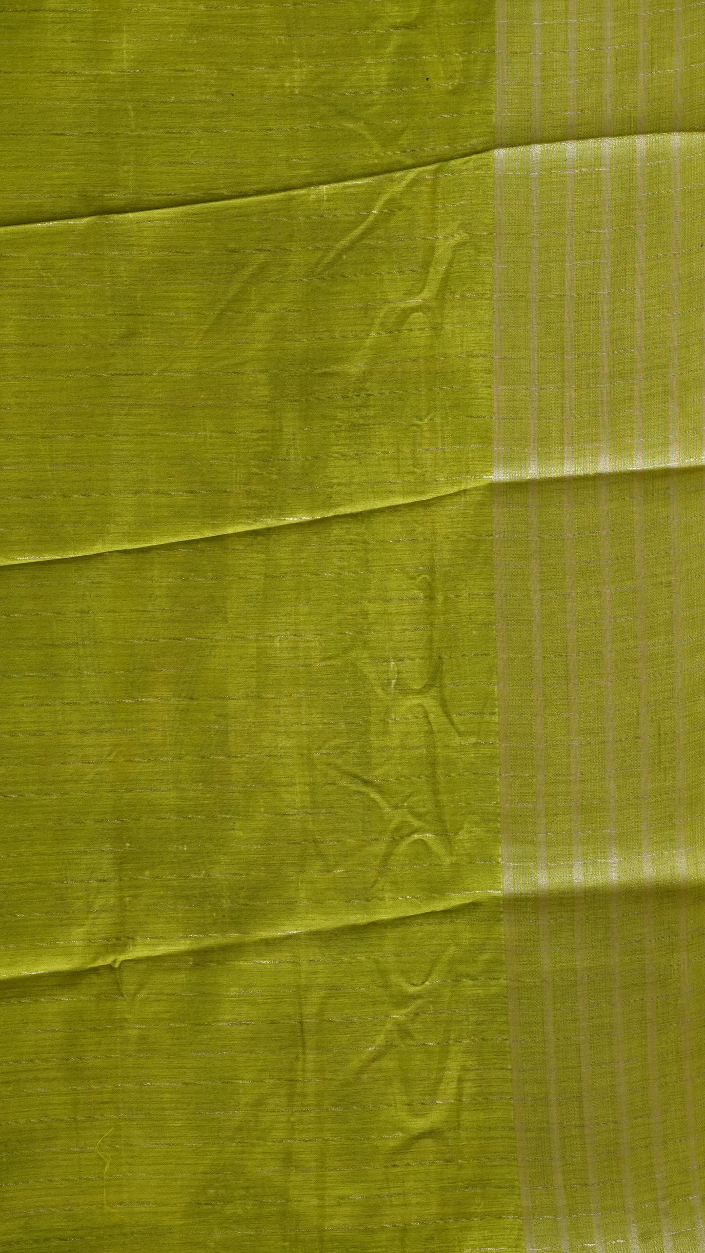 Dola Silk Saree Zari Lines-Fluorescent Green