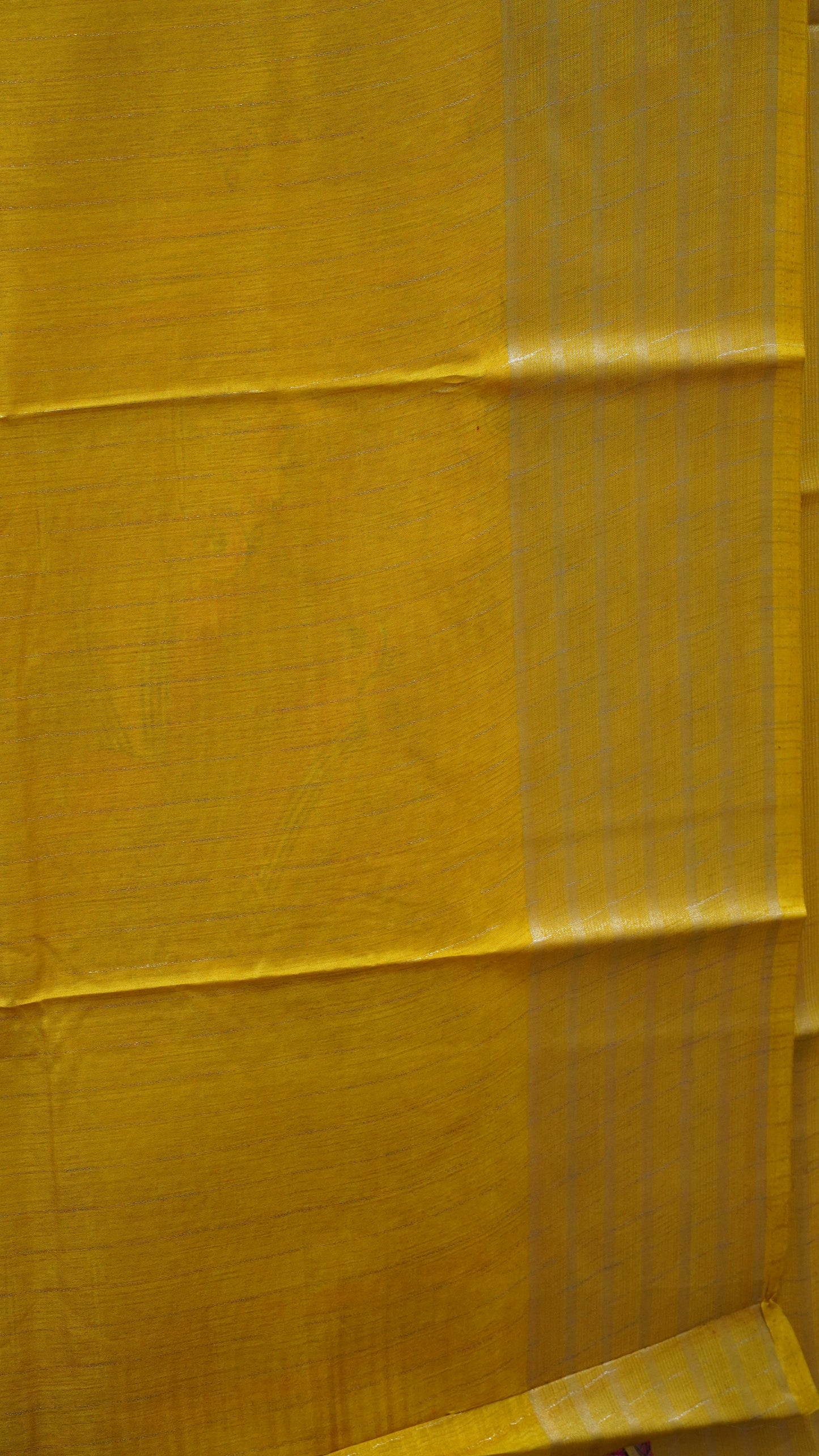 Dola Silk Saree Zari Lines-Mustard