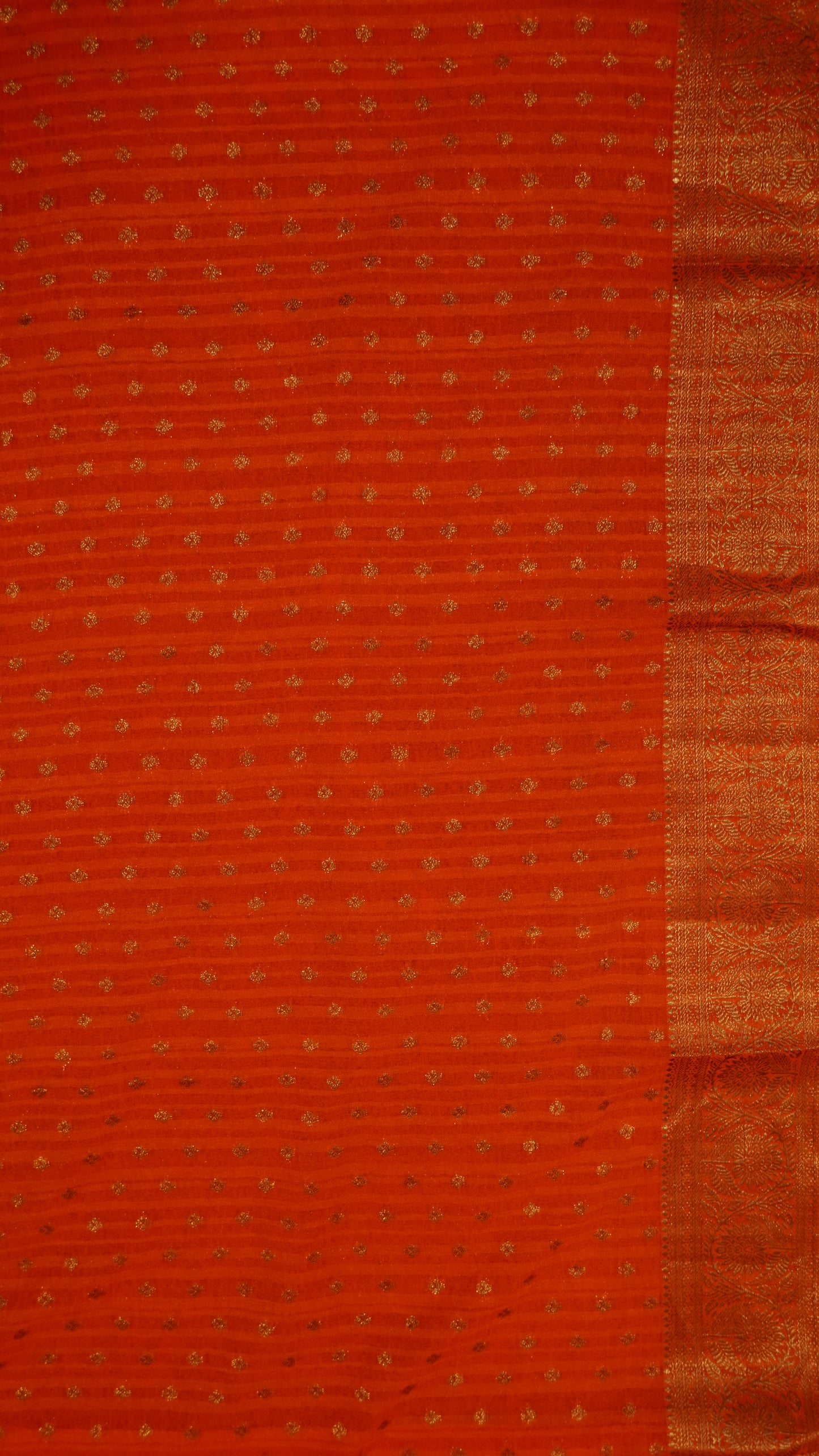 Banarasi Georgette Saree- Orange