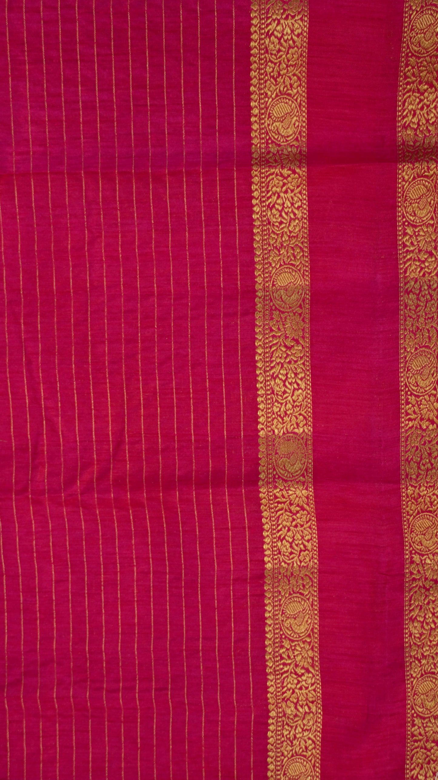 Semi Raw Silk- Retapet Border Araku
