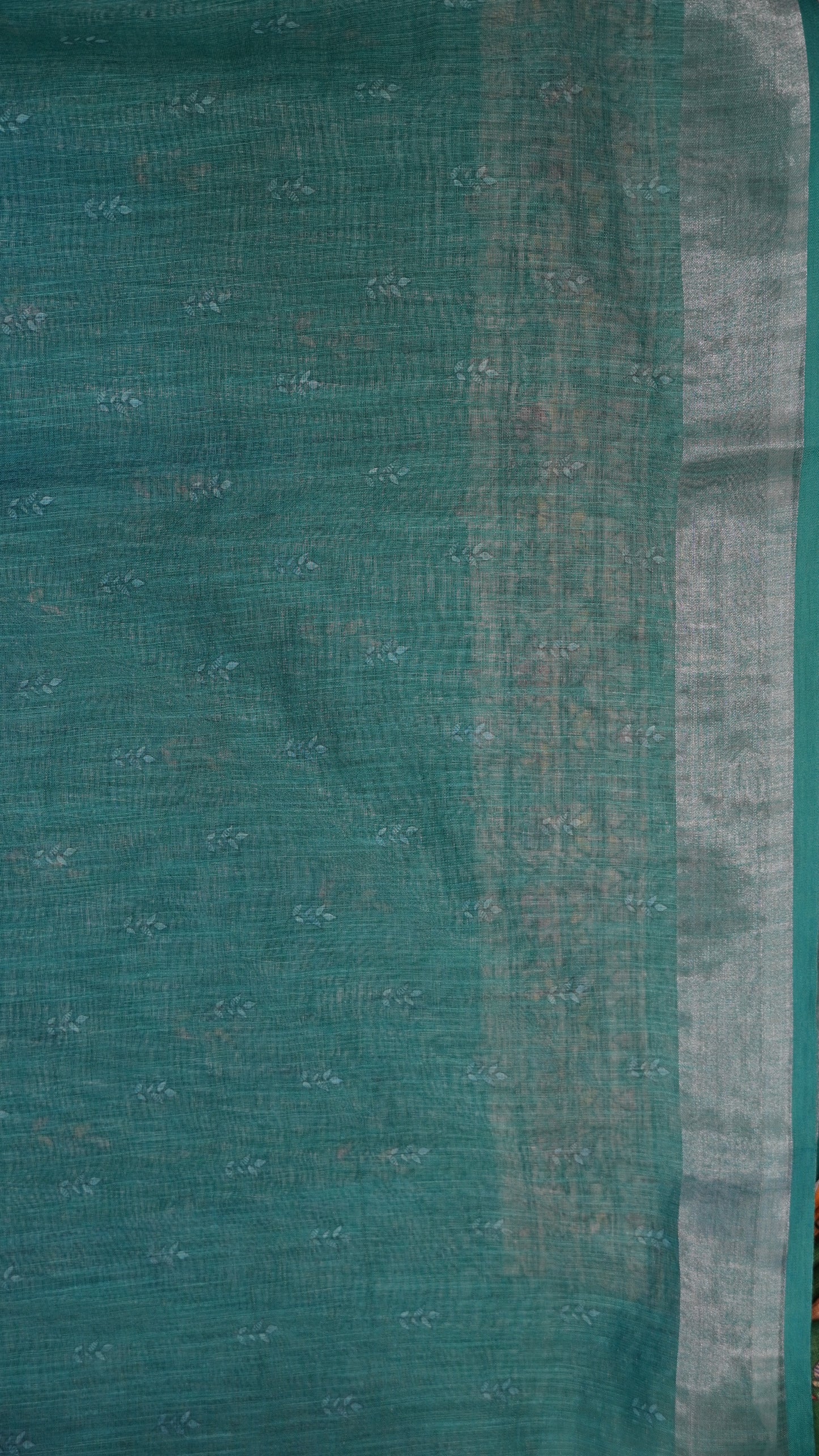 Semi Linen - Light Peacock Blue