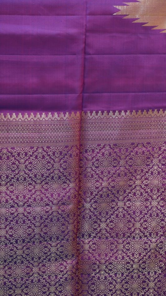 Pure Soft Silk- Manga Tower Butta Magenta