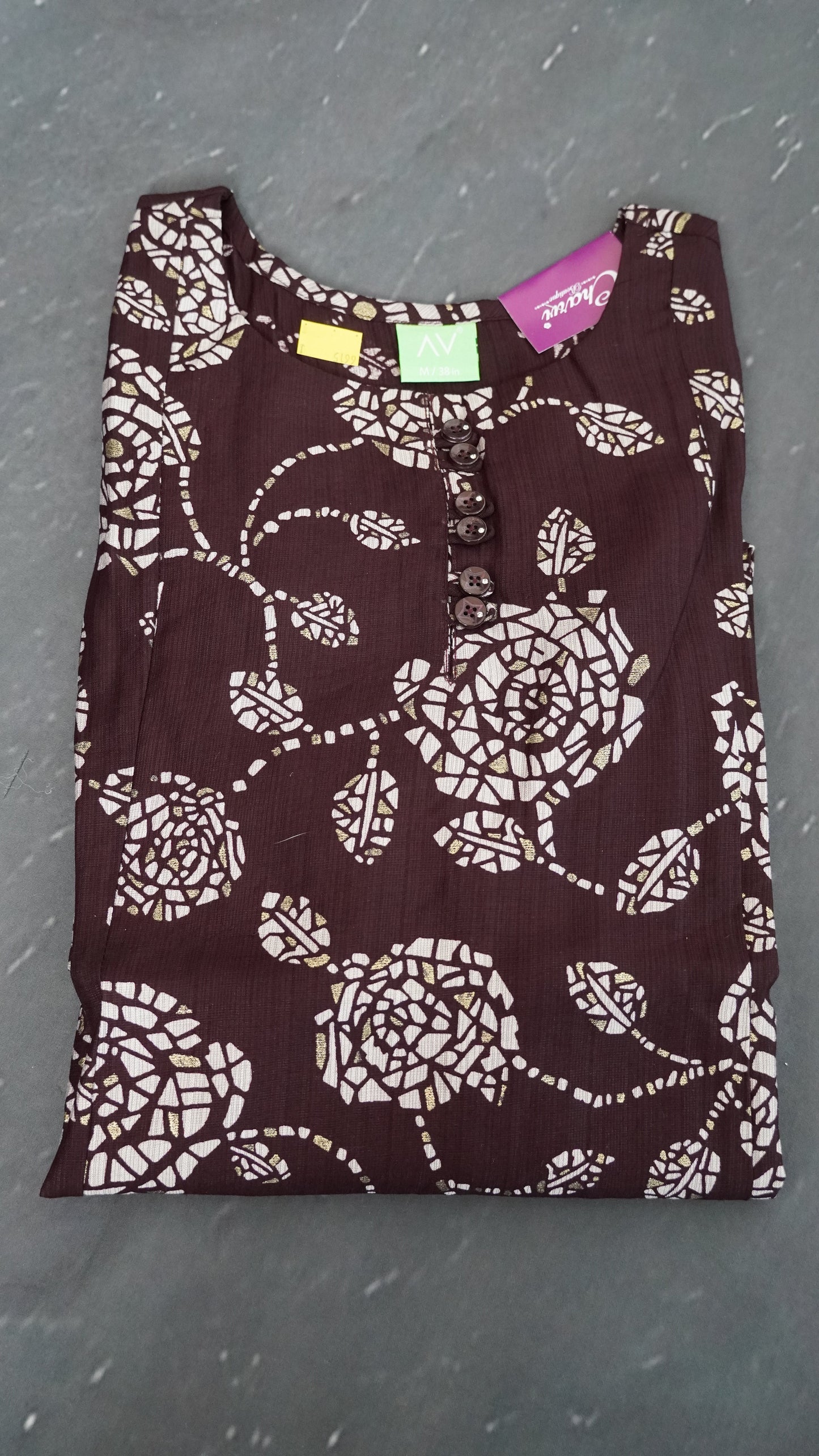 Kurti -A line Floral Pattern