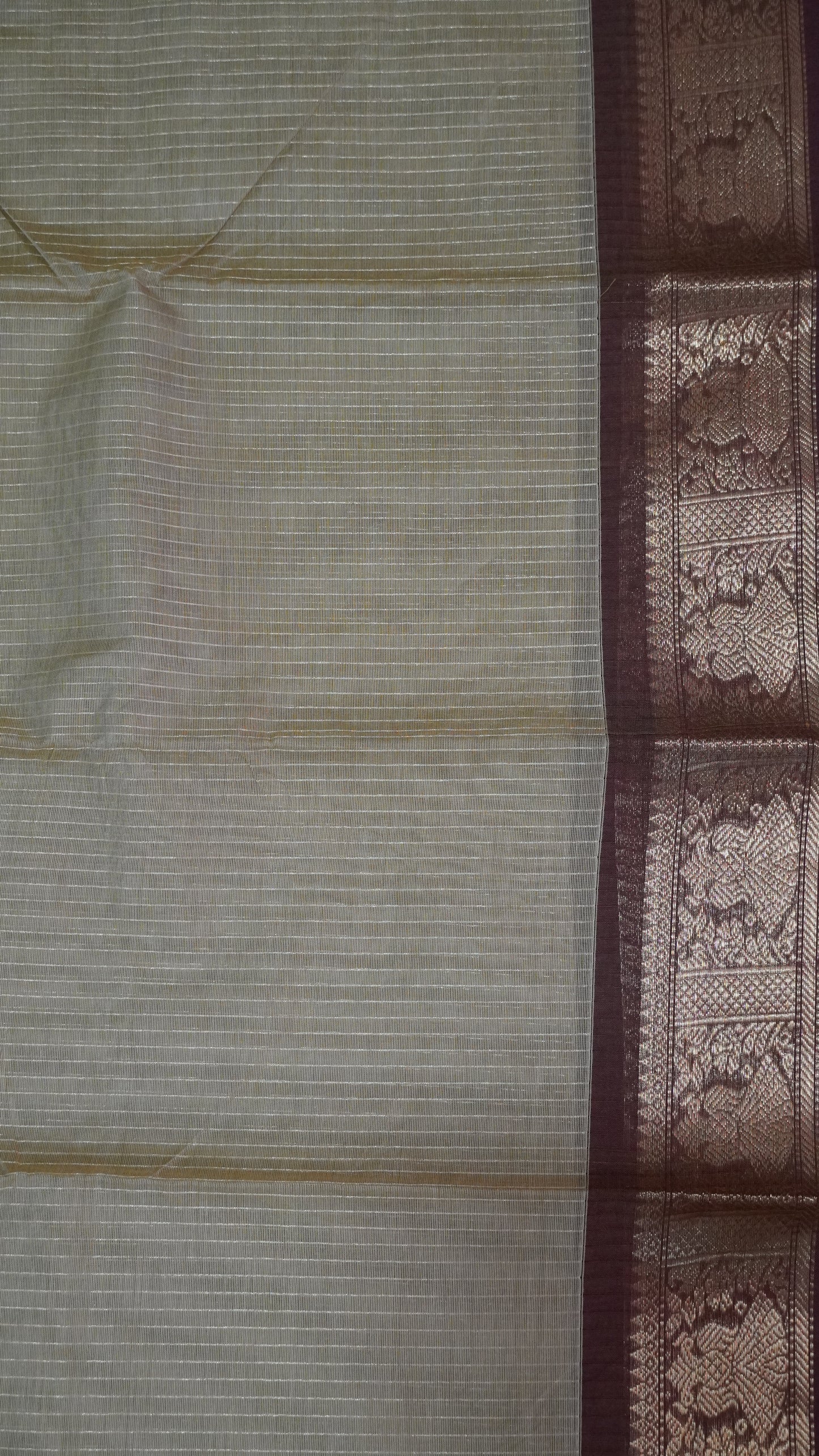 Chettinad Cotton Saree - Sandal