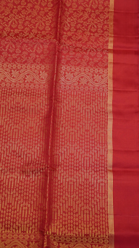 Pure Silk Saree - Red