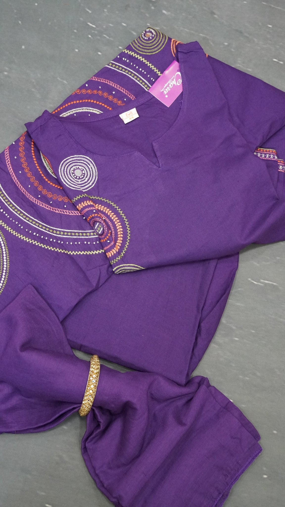 3 pcs Salwar Suit - Mirror Work