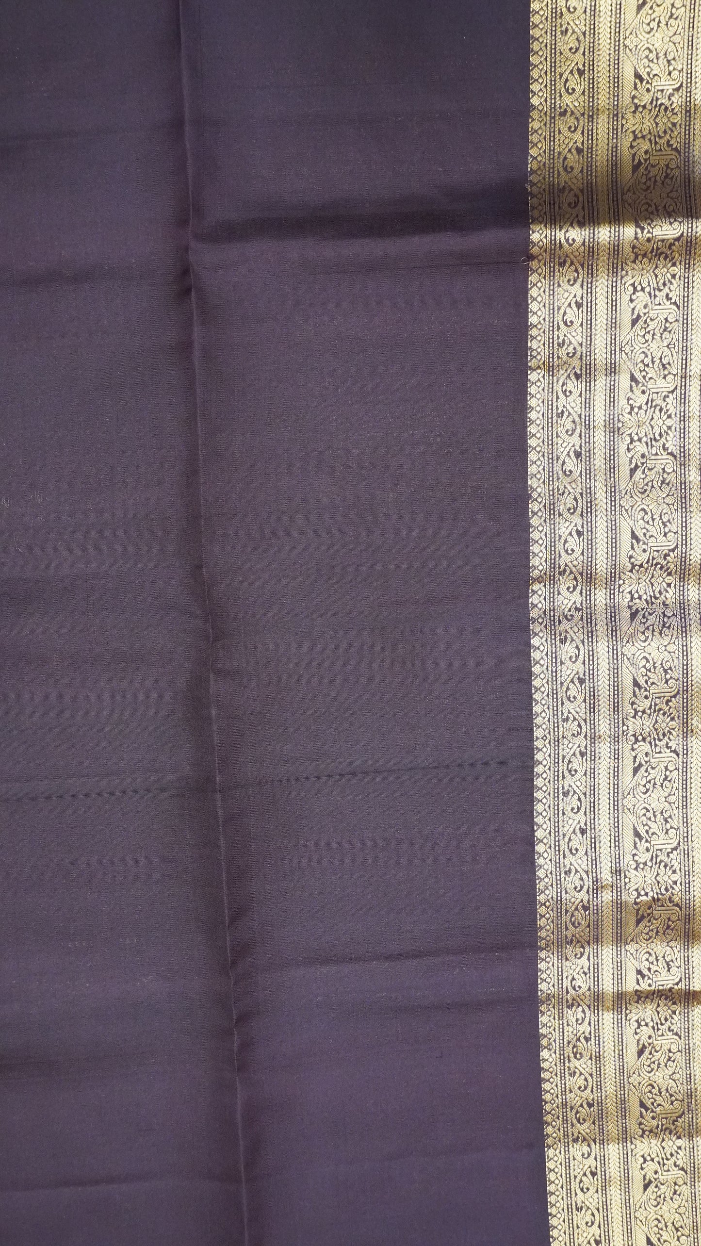 Pure Soft Silk Saree - Honey-Brown Fire Buta
