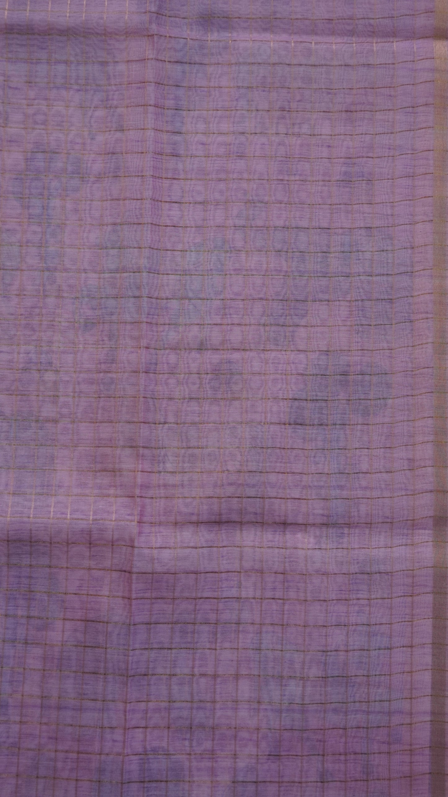 Semi Chanderi - Lehariya Pattern-Grey