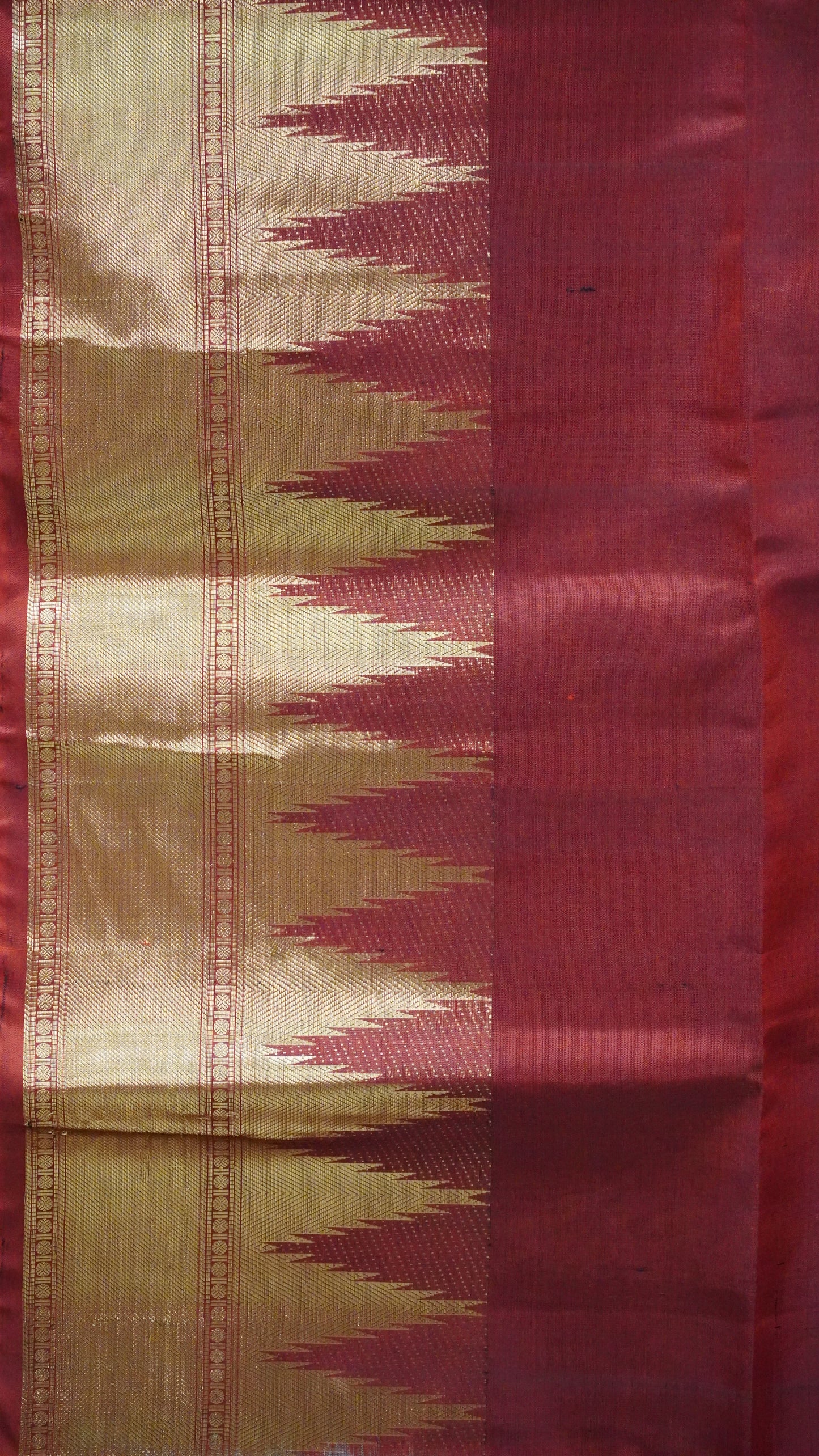 Pure Soft Silk Saree - Maroon