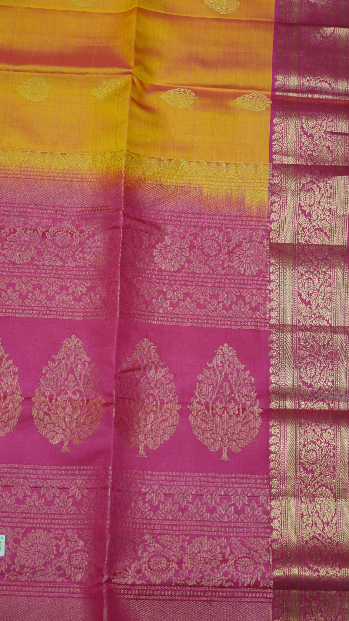 Pure Silk Saree Saree - Pinkish Orange