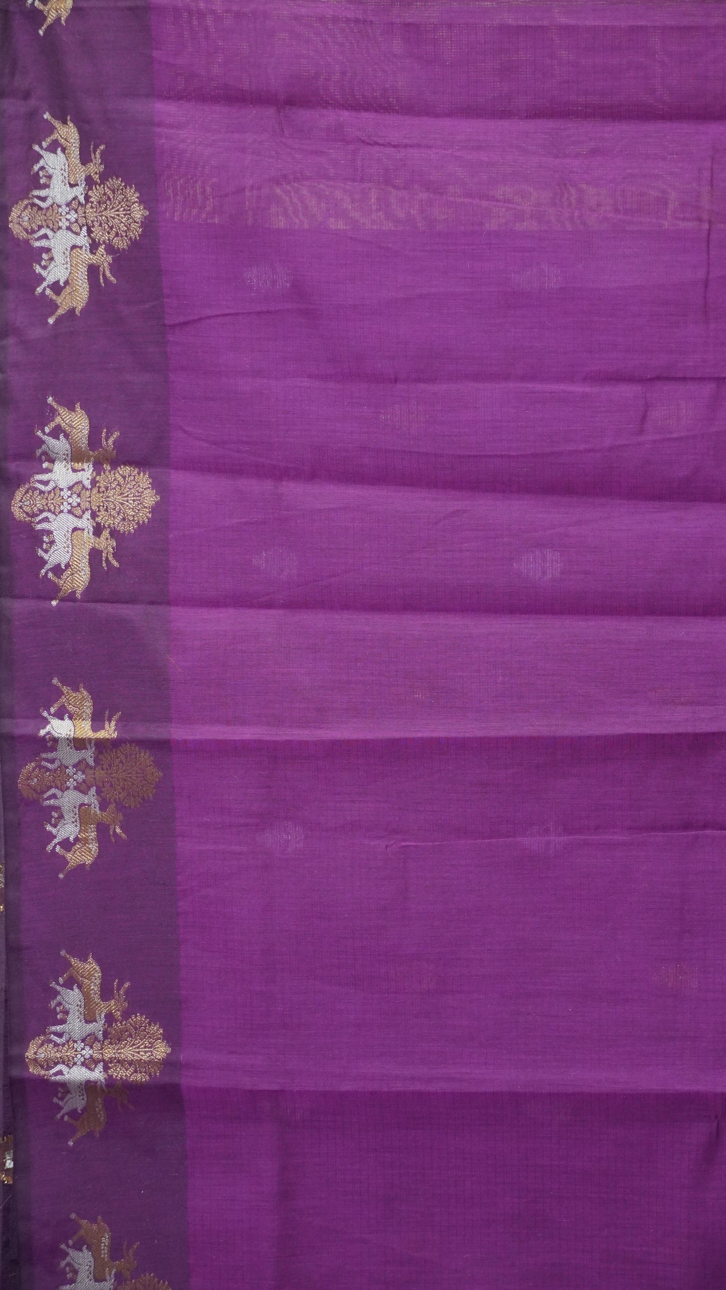 Art Zari Kota Deer Print - Purple