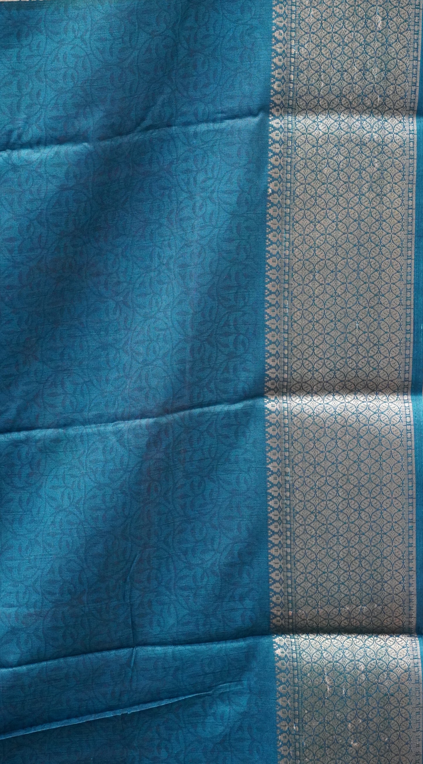 Dola Silk Saree Figure Print Mehandi Green