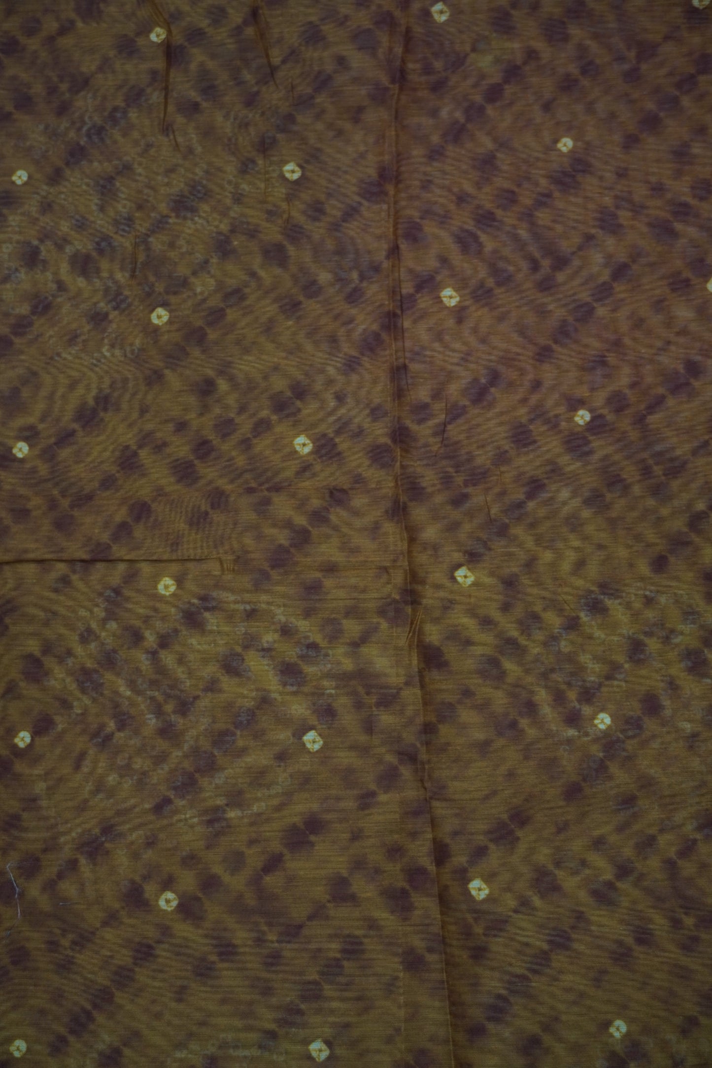 Mal Chanderi Saree - Bandhini Pattern Red