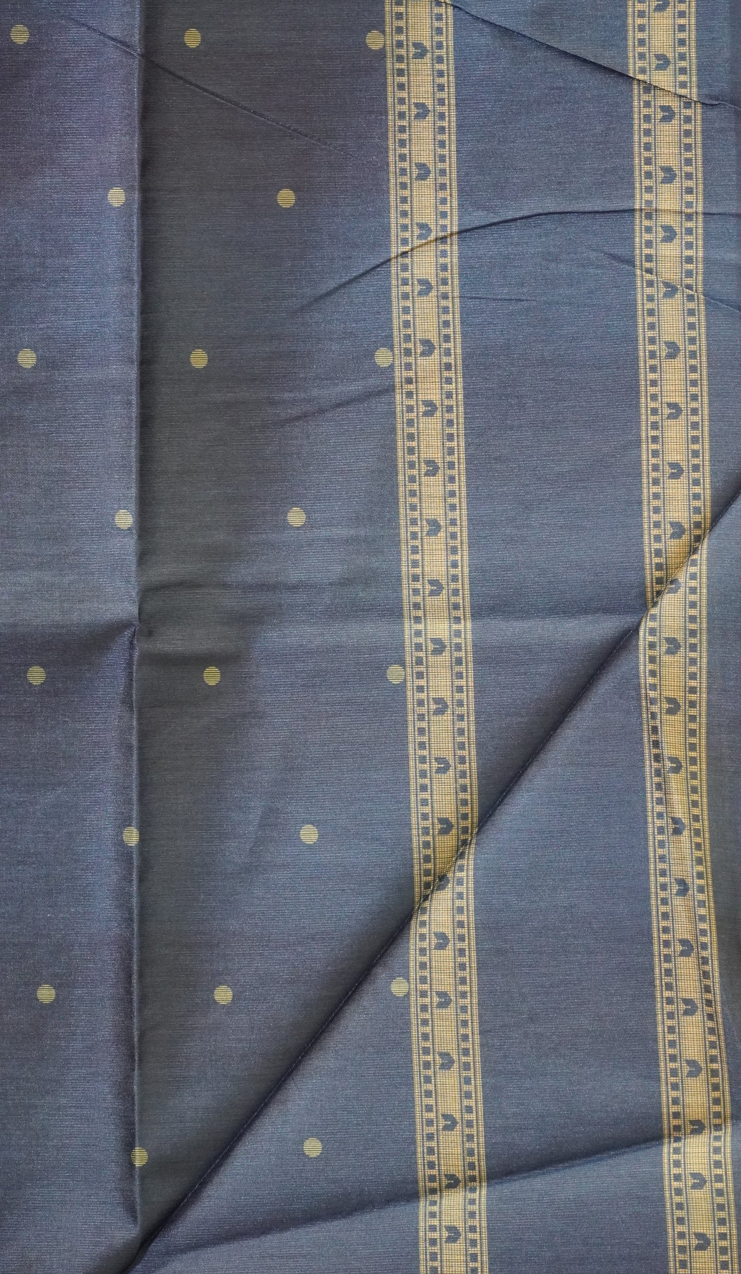 Semi Tussar Saree With Rettapet Border - Pink