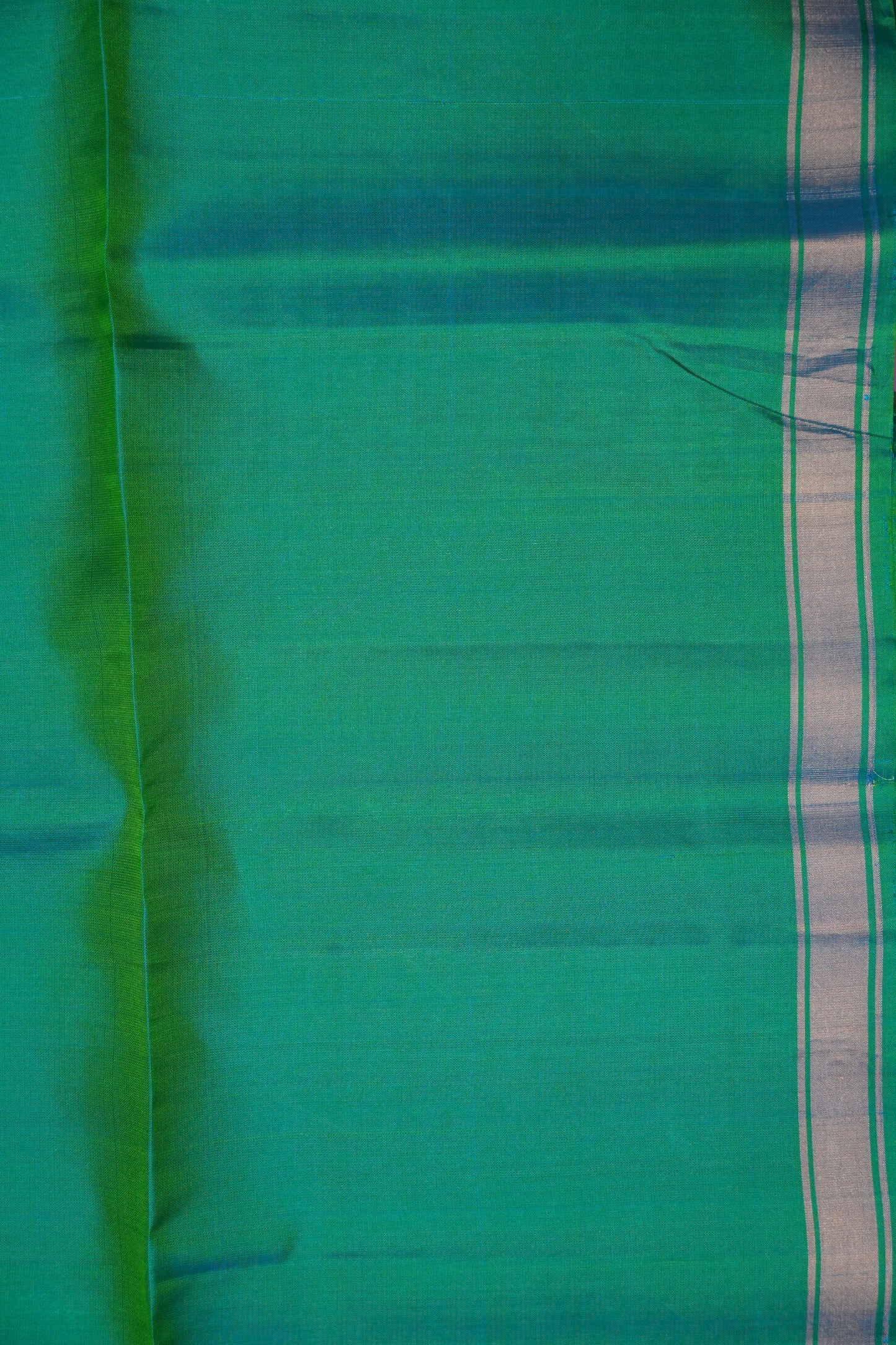 Pure Silk Saree - Zari Lines Royal Blue