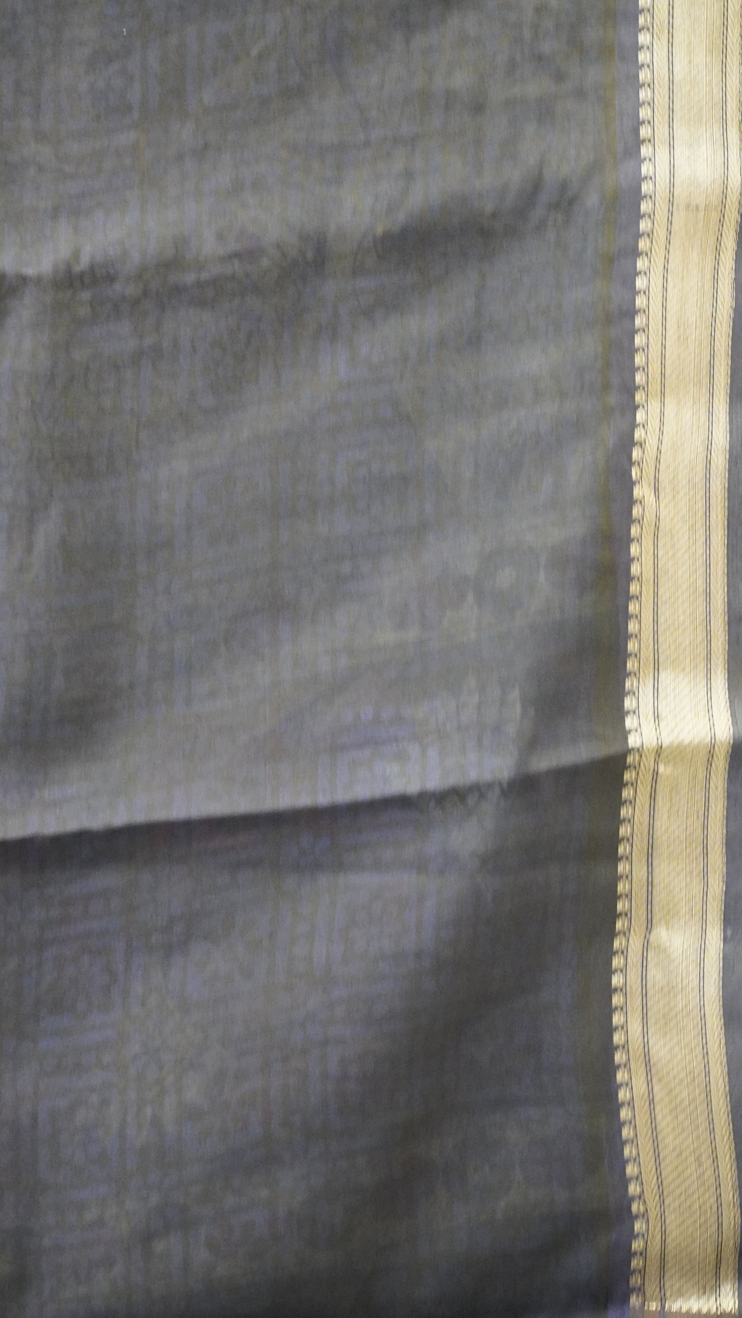 Malai Cotton Saree Flamingo Print - Green