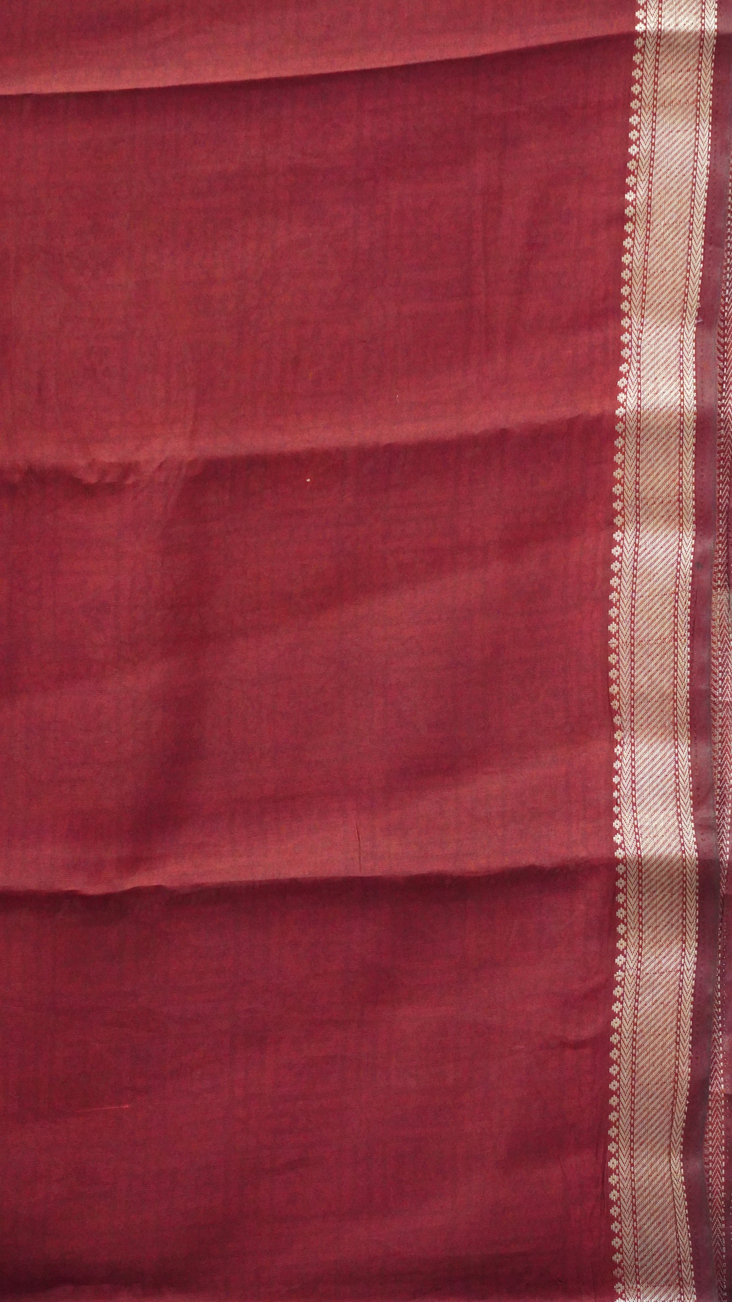 Malai Cotton Saree Chennur Design - Black