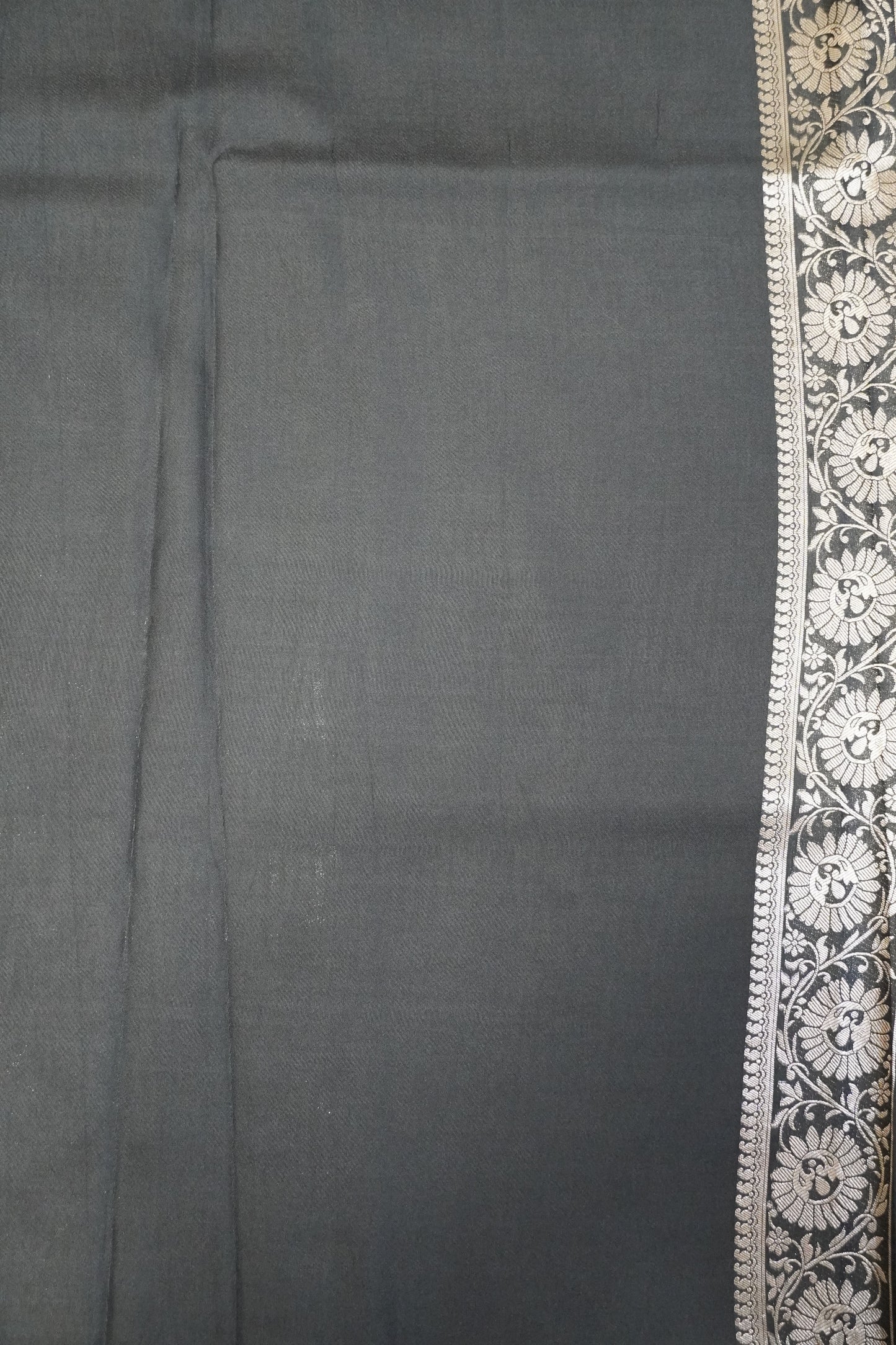 Banarasi Crepe Saree - Black