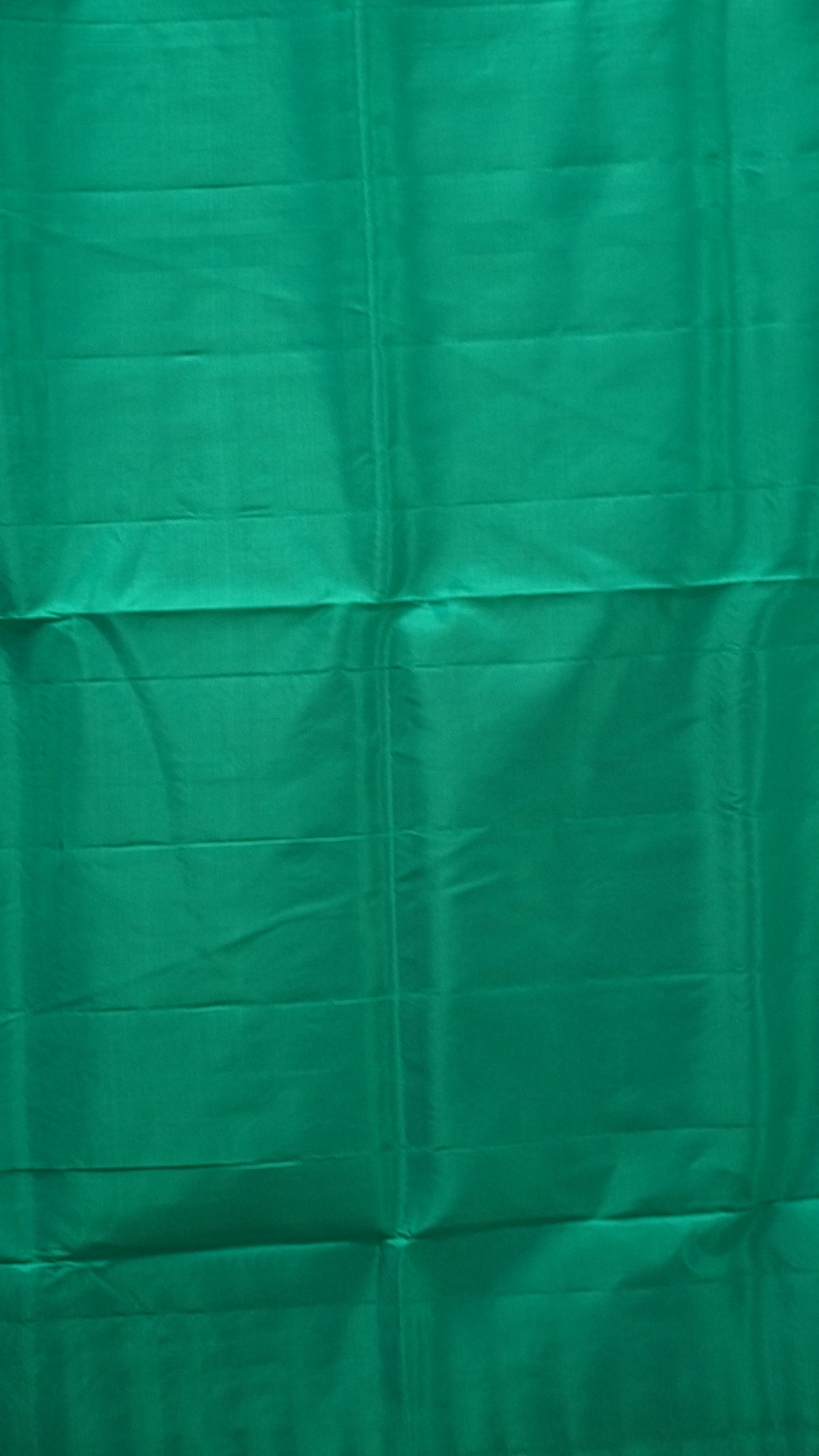 Pure Soft Silk Saree 1  1/2 Warp - Red to Teal Green
