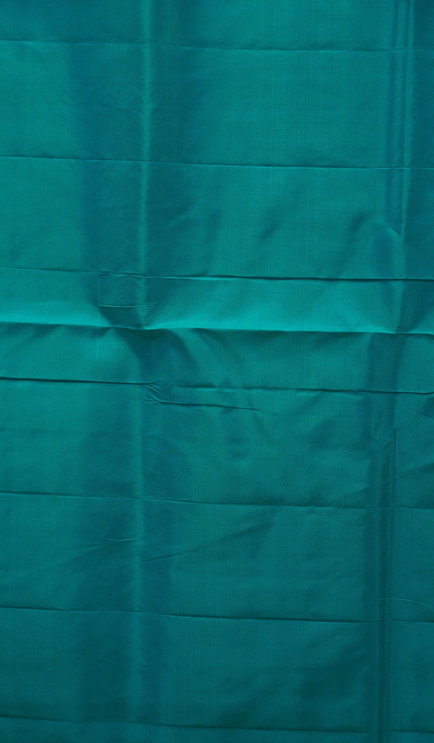 Pure Soft Silk Saree 1  1/2 Warp - Sandal to Teal Green