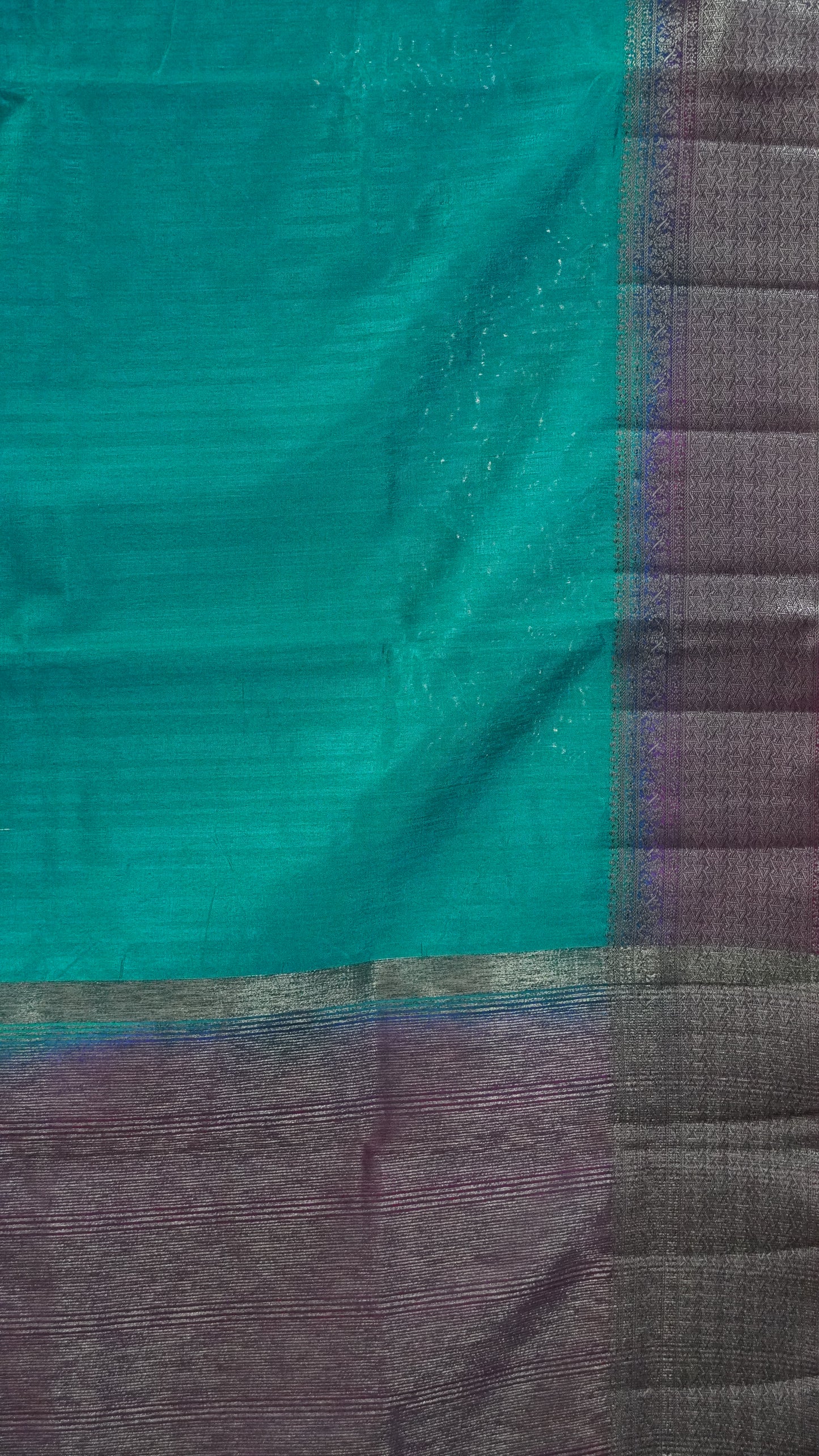 Matka Tussar-Peacock Green