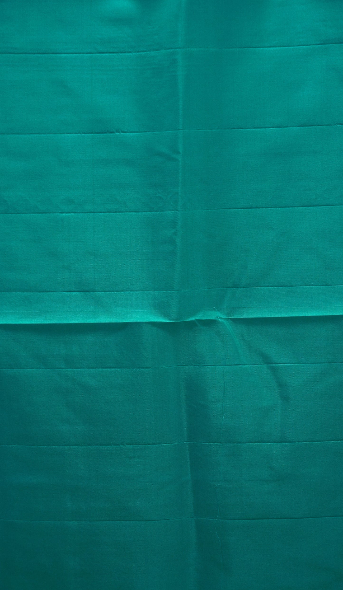 Pure Soft Silk Saree 1  1/2 Warp - Peach - Teal Blue