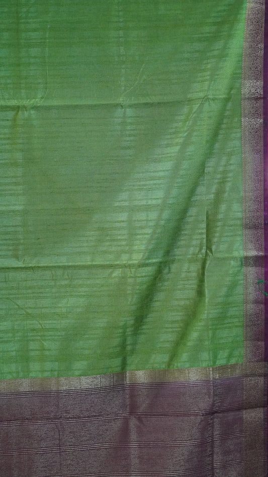 Matka Tussar- Light Olive Green