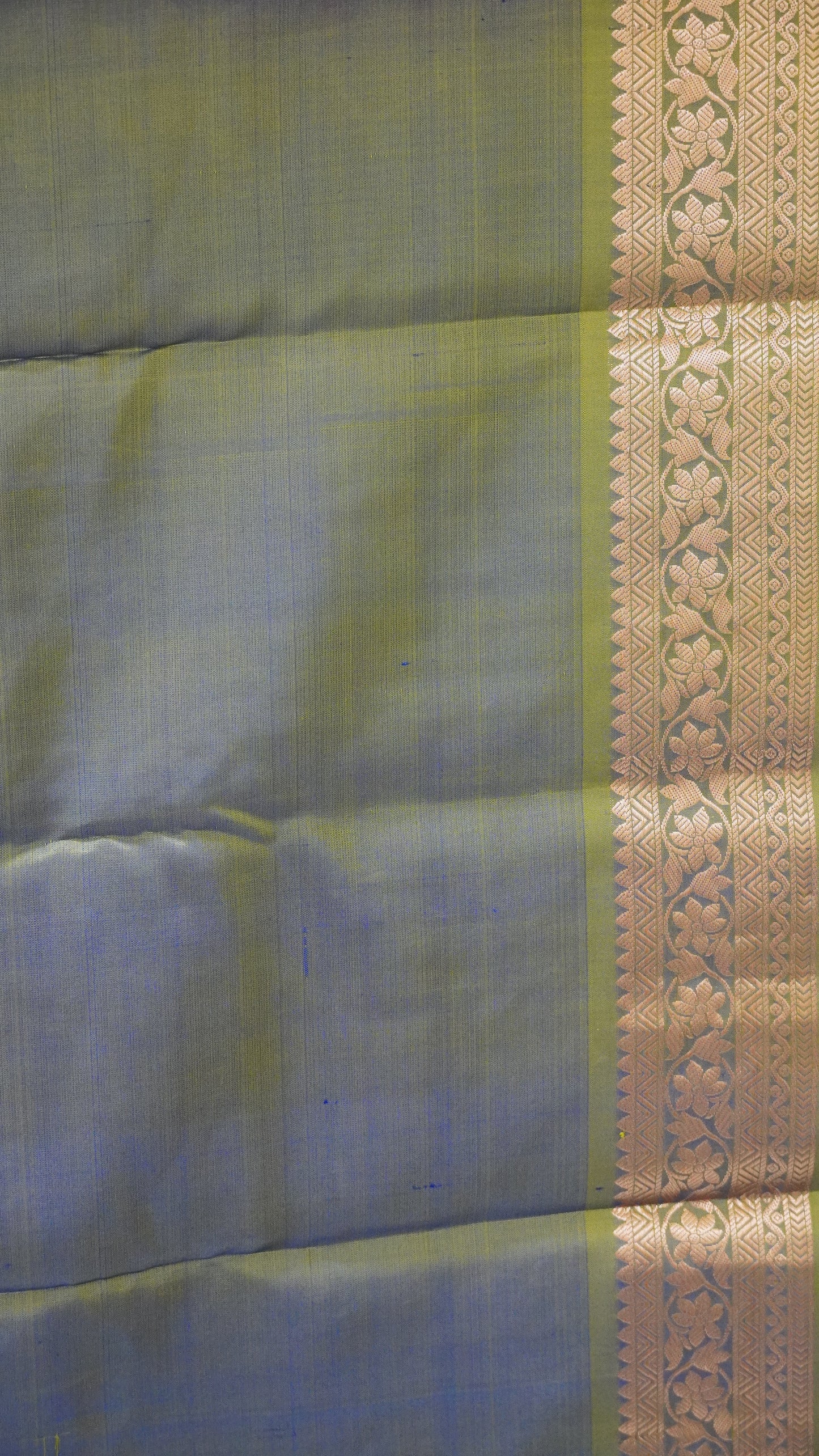 Akshayam - Pure Kanjivaram Saree- Ink Blue 1000 Butta