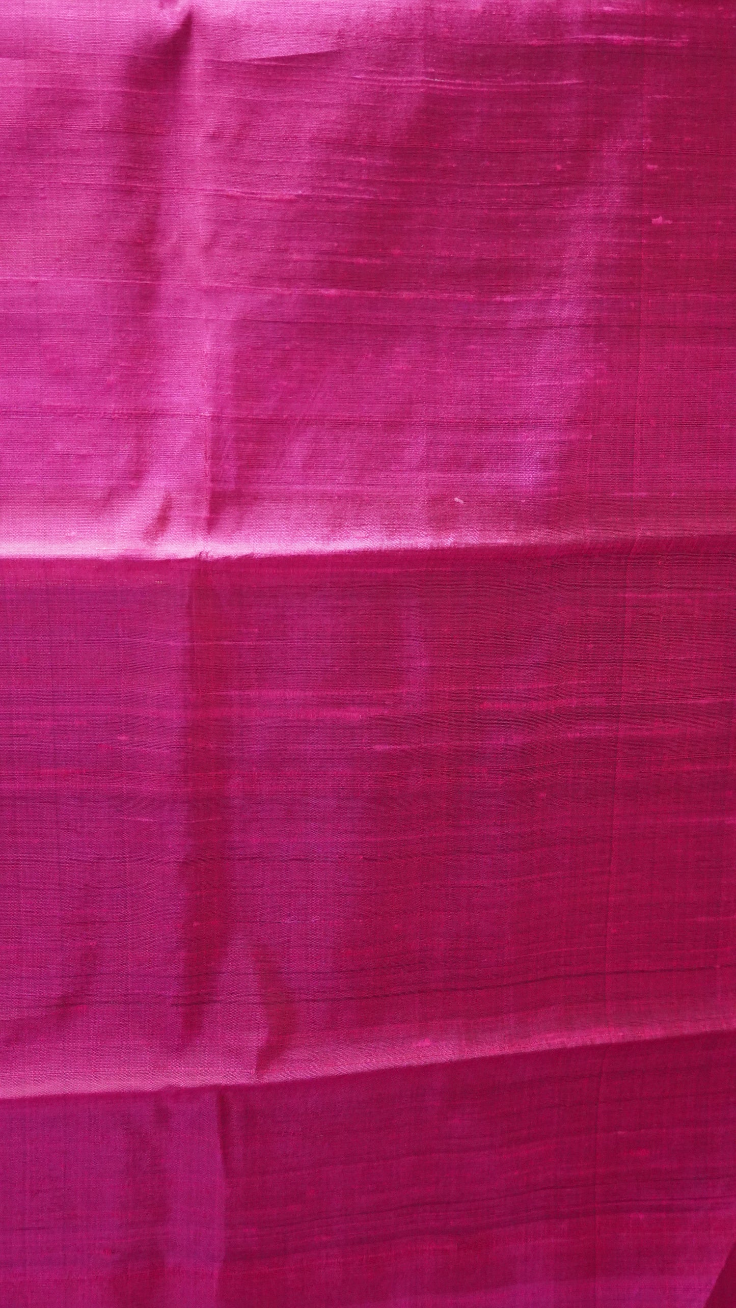 Pure Dupion Silk Saree - Purple Tower Border