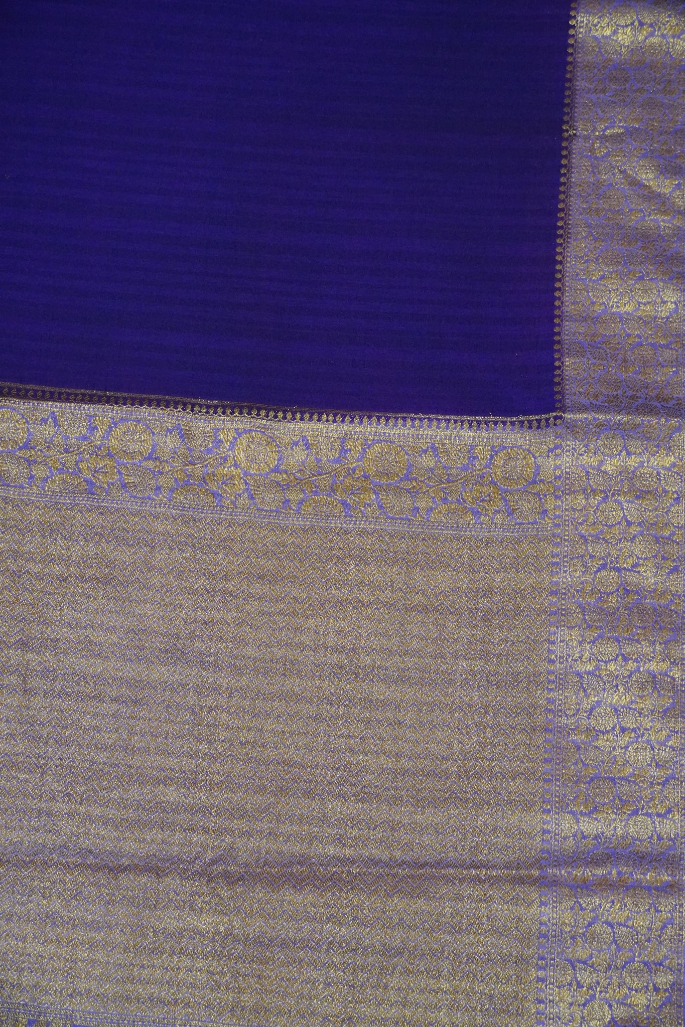 Banarasi Georgette Saree - Purple