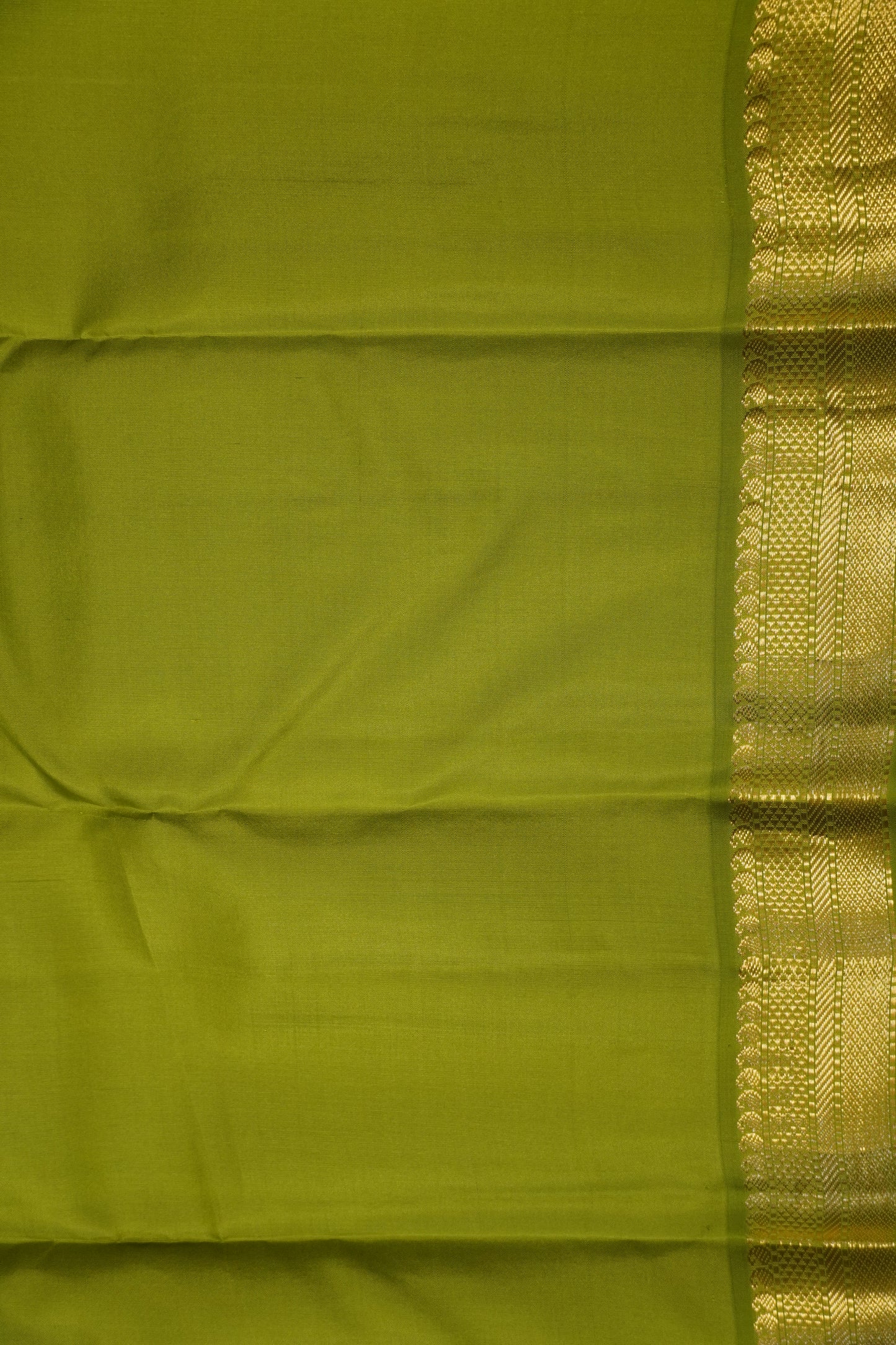 Pure Kanjivaram Silk Saree - Purple- Light Green