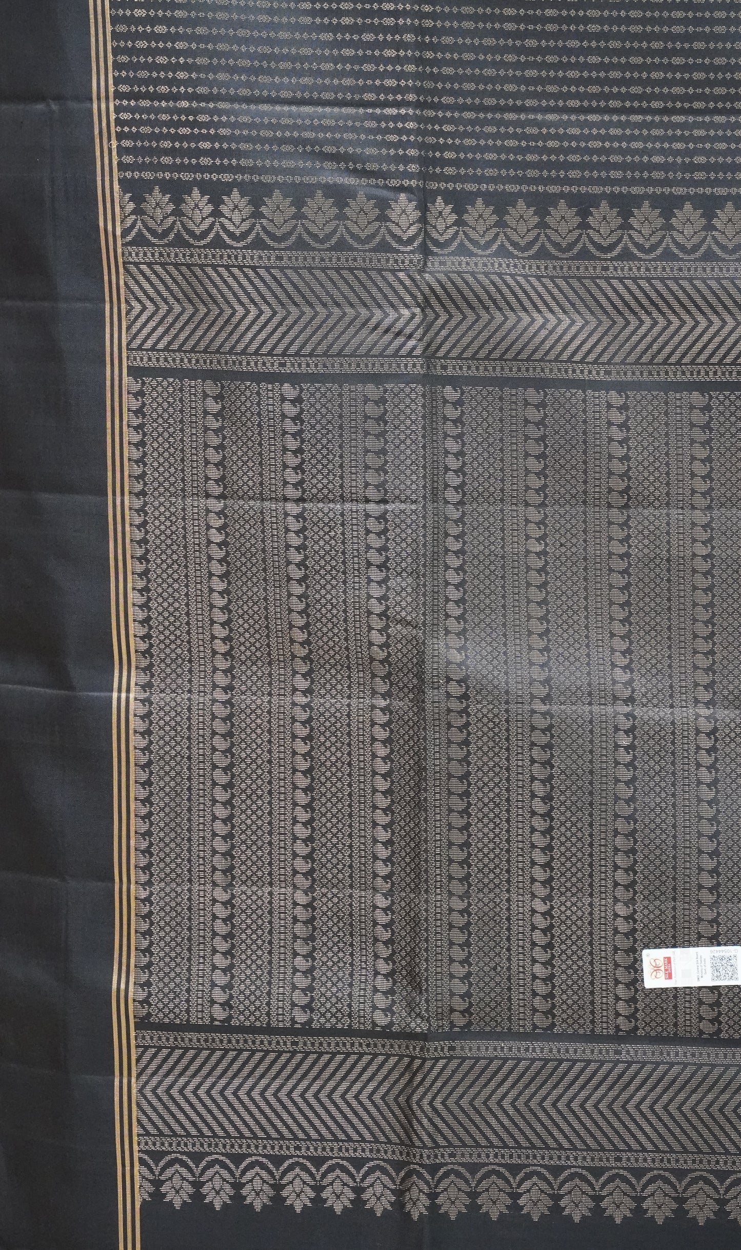 Pure Soft Silk Saree  Vairaoosi - Black