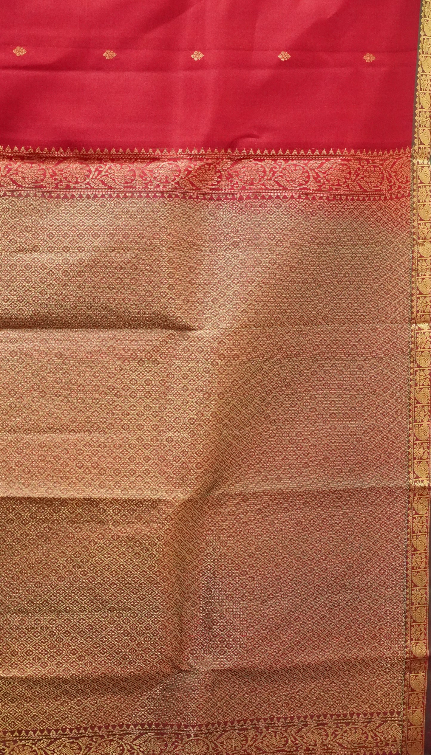 Pure Kanjivaram Silk Saree - Red