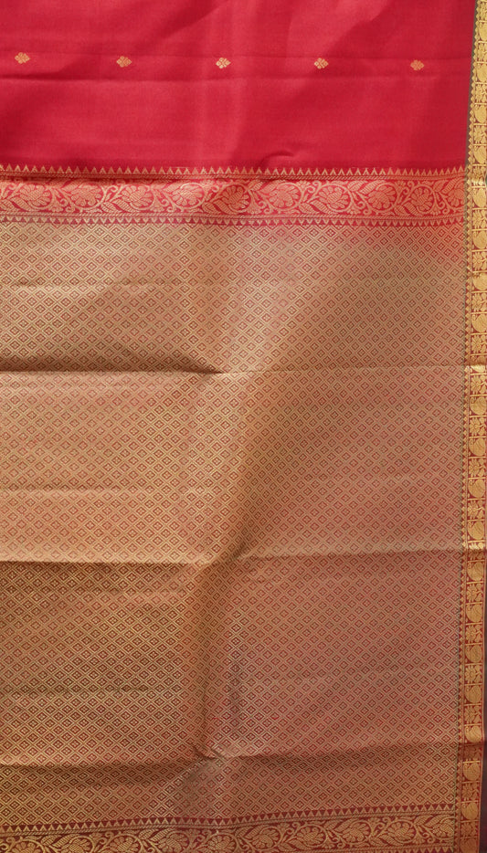 Pure Kanjivaram Silk Saree - Red