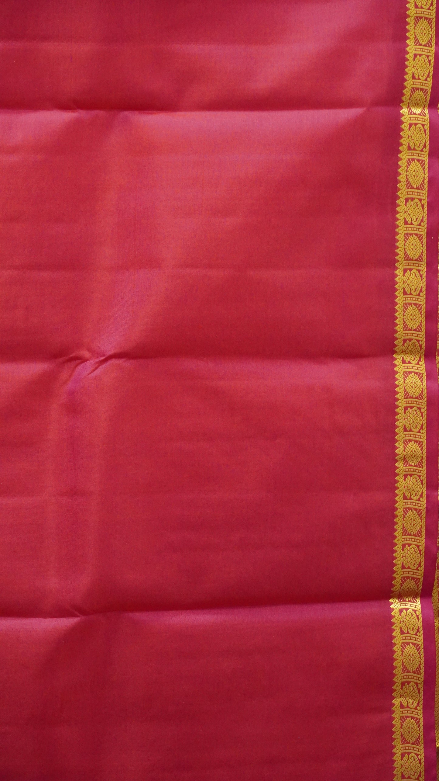 Pure Kanjivaram Silk Saree - Orange